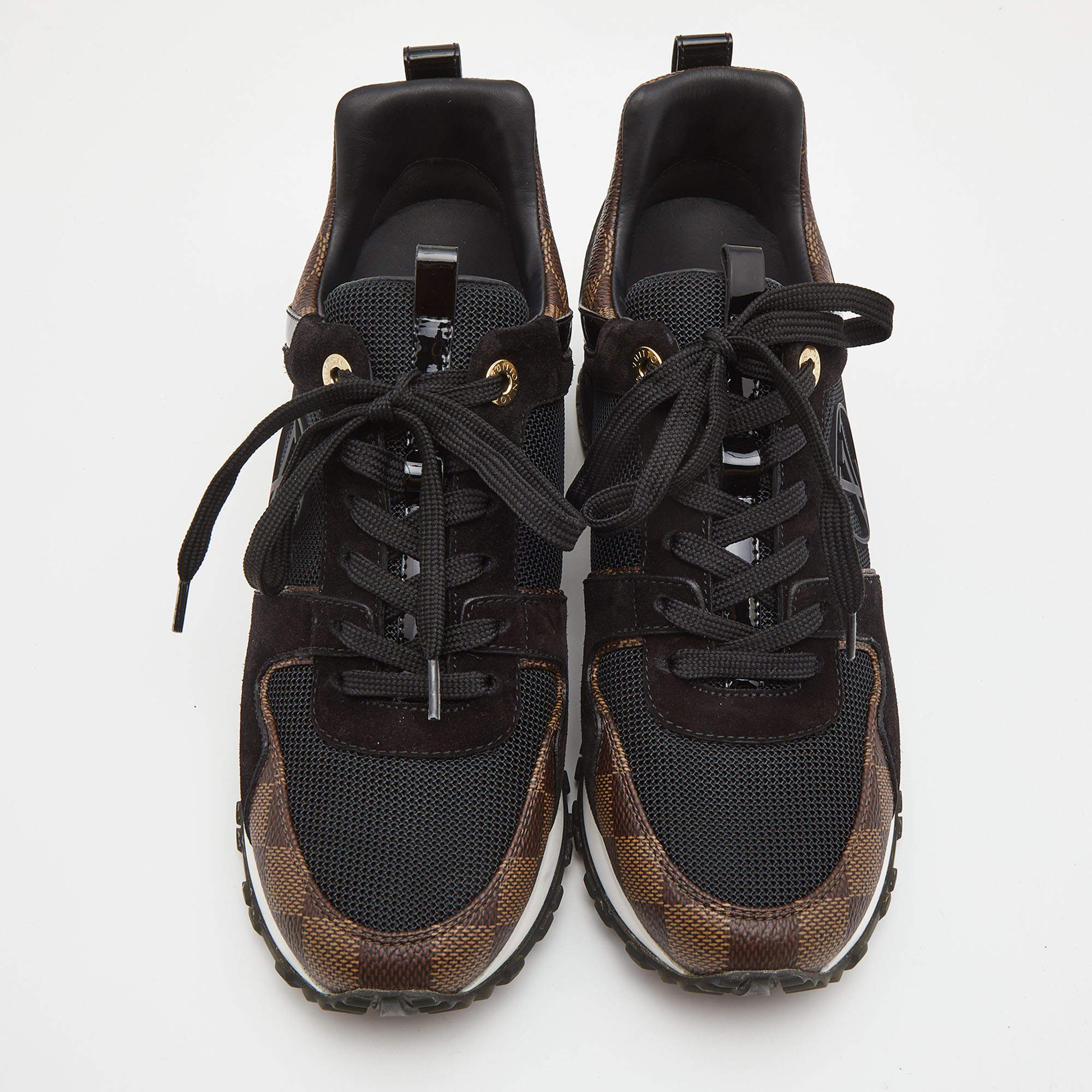 Run away trainers Louis Vuitton Brown size 38.5 EU in Suede - 29795617