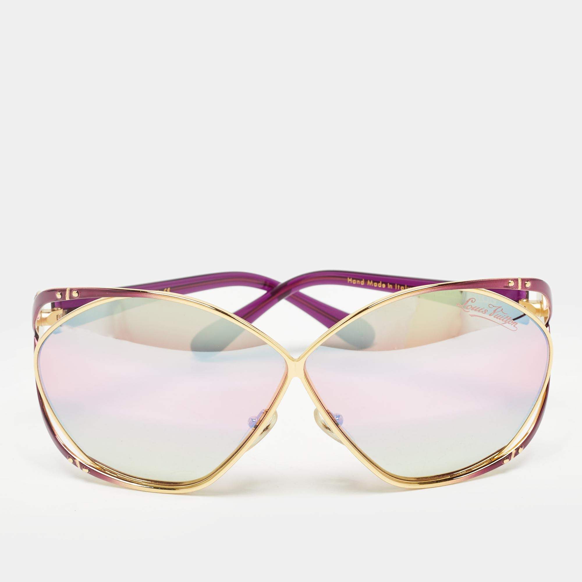 Louis Vuitton Pink/Purple Z0217U Tanya Oversized Sunglasses