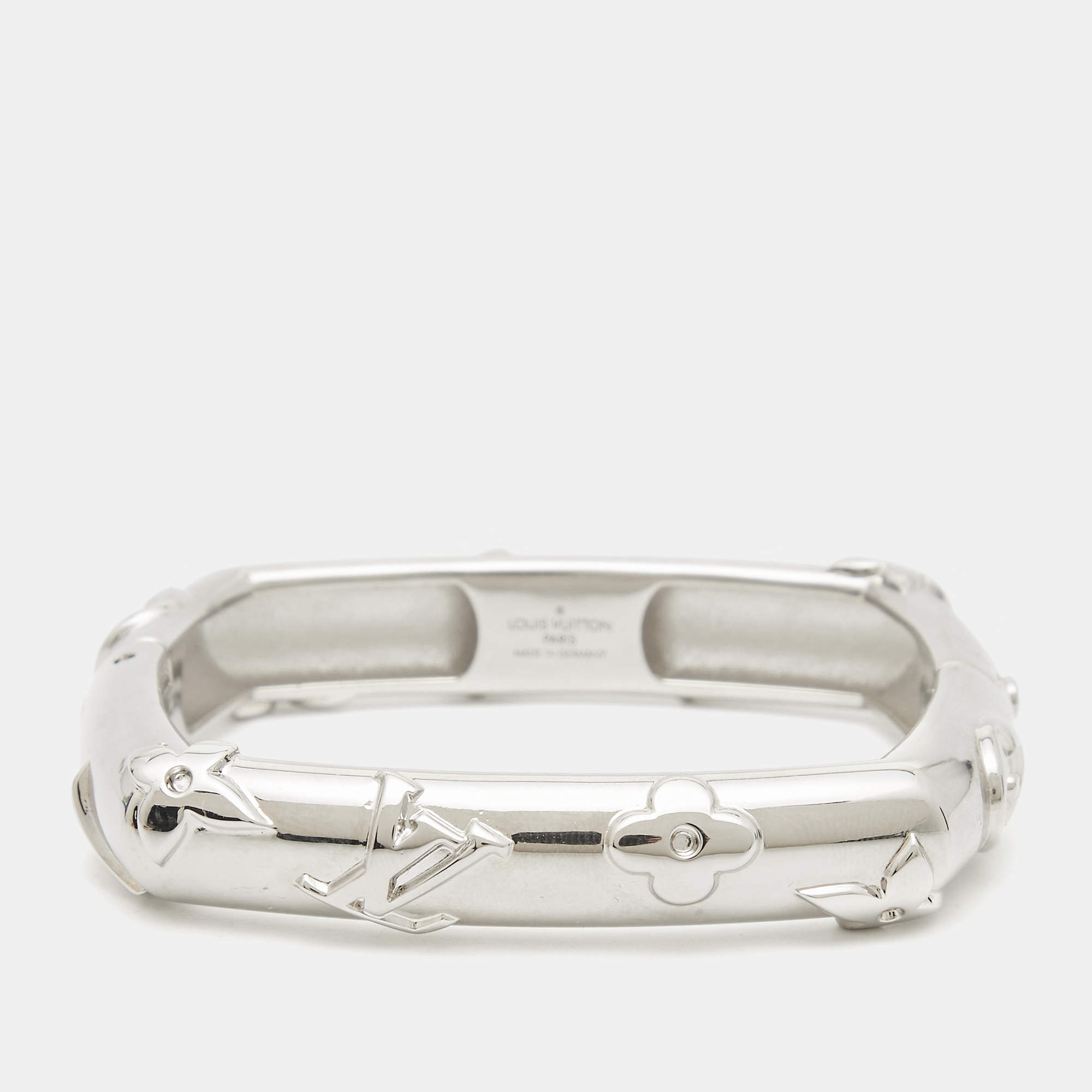 مملوكة مسبقًا Louis Vuitton Silver Tone Bracelet M