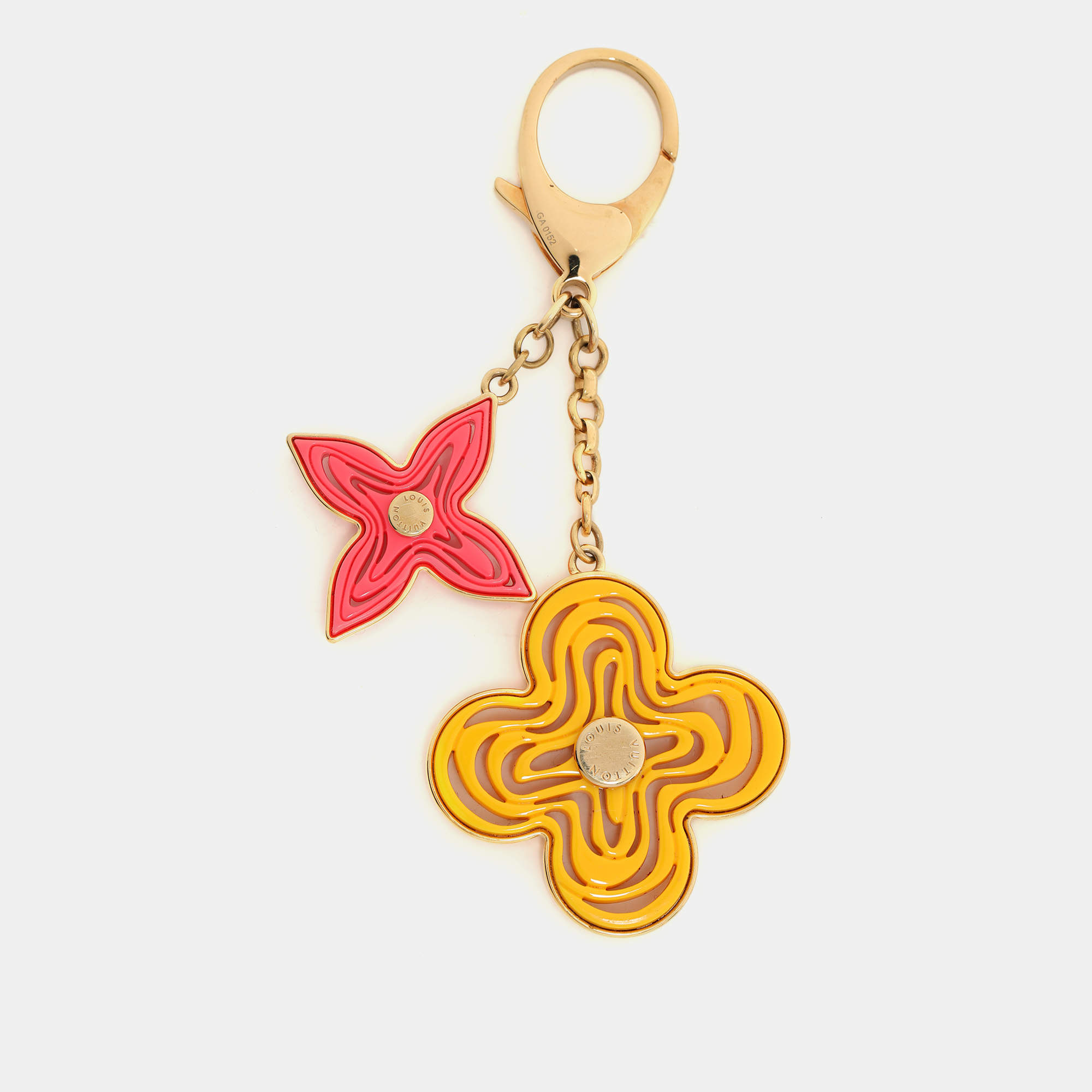 Louis Vuitton Resin Gold Tone Naif Key Holder & Bag Charm
