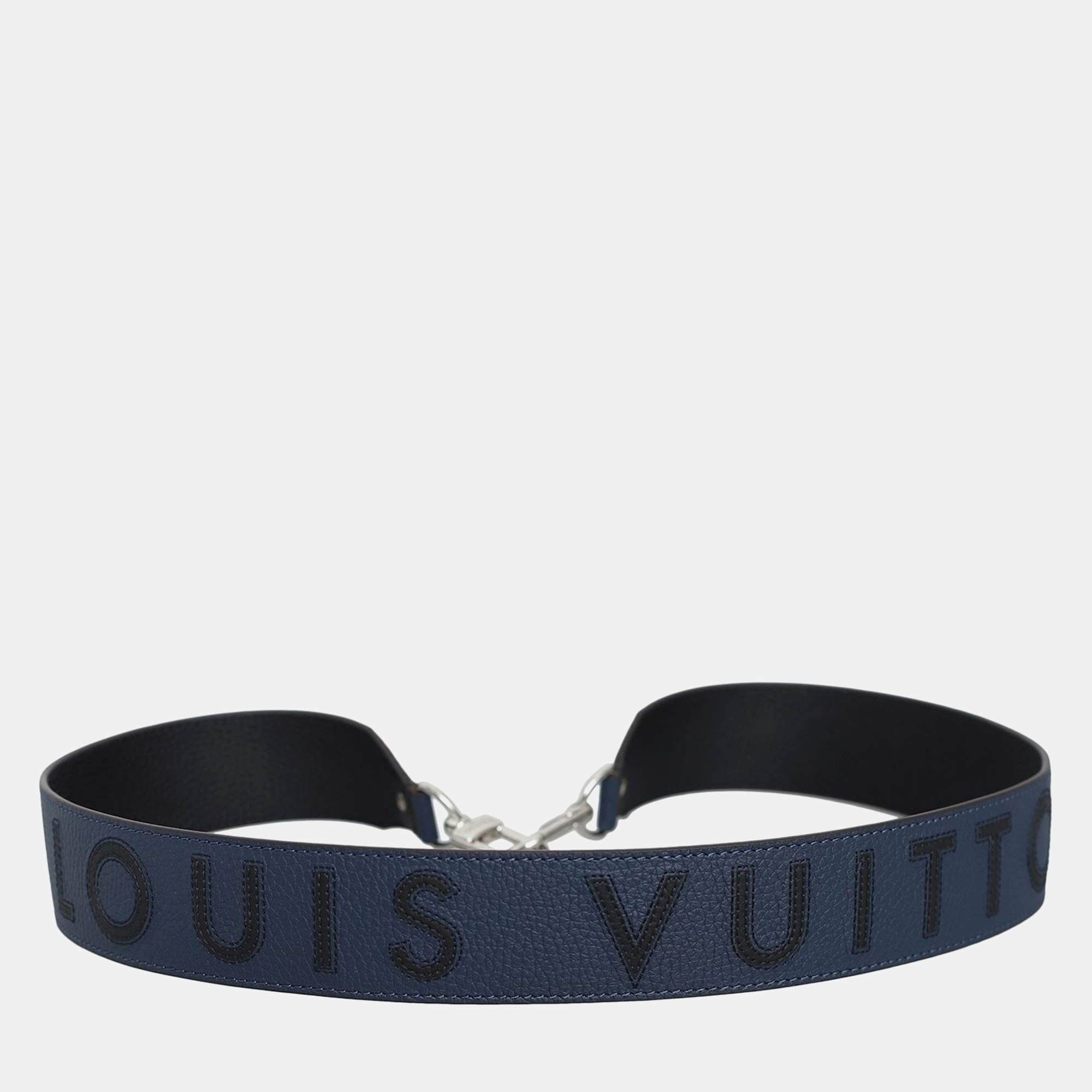 Louis Vuitton Logo Leather Bag Strap