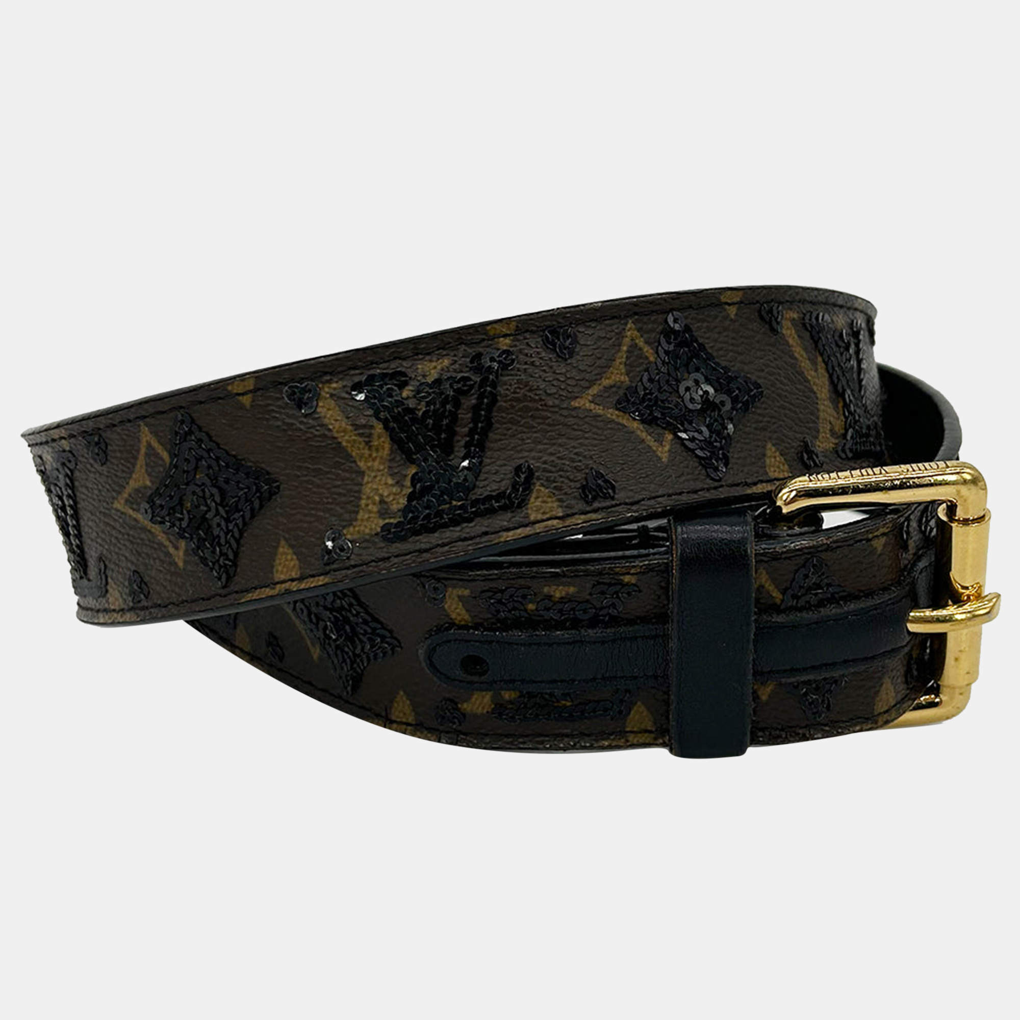 Louis Vuitton Monogram Sequin Eclipse Belt