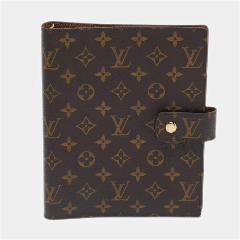 Louis Vuitton Monogram Canvas Large Ring Agenda Cover