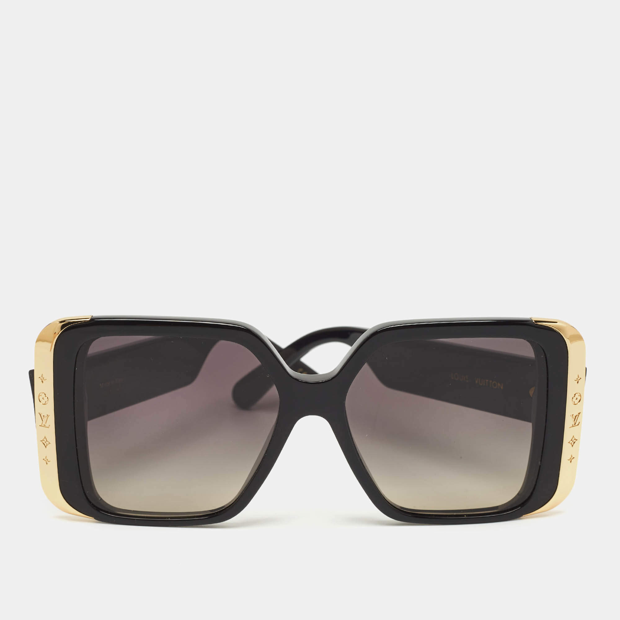 مملوكة مسبقًا Louis Vuitton Black/Gold Gradient LV Moon Square Sunglasses
