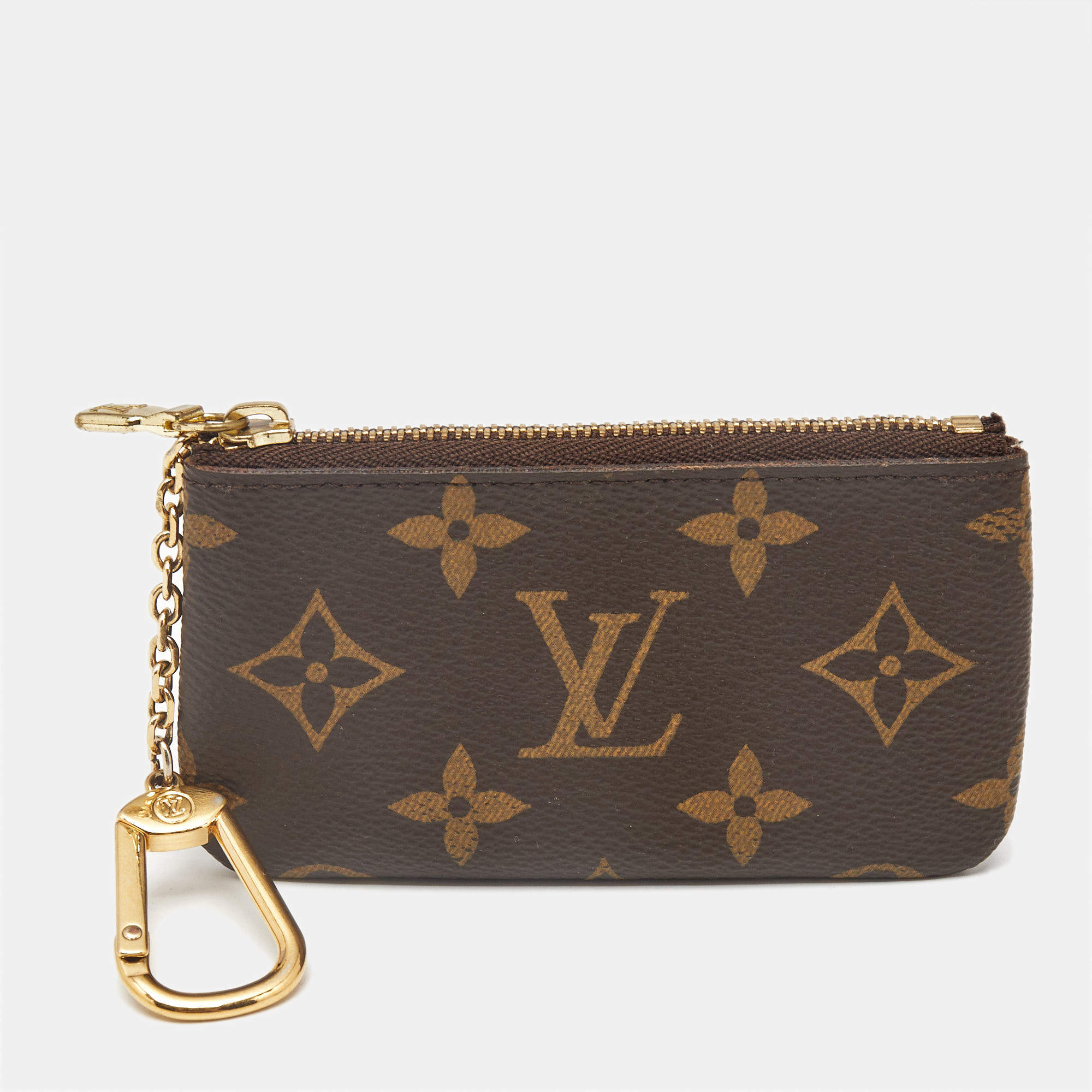 Pre Owned Louis Vuitton Monogram Canvas Key Pouch