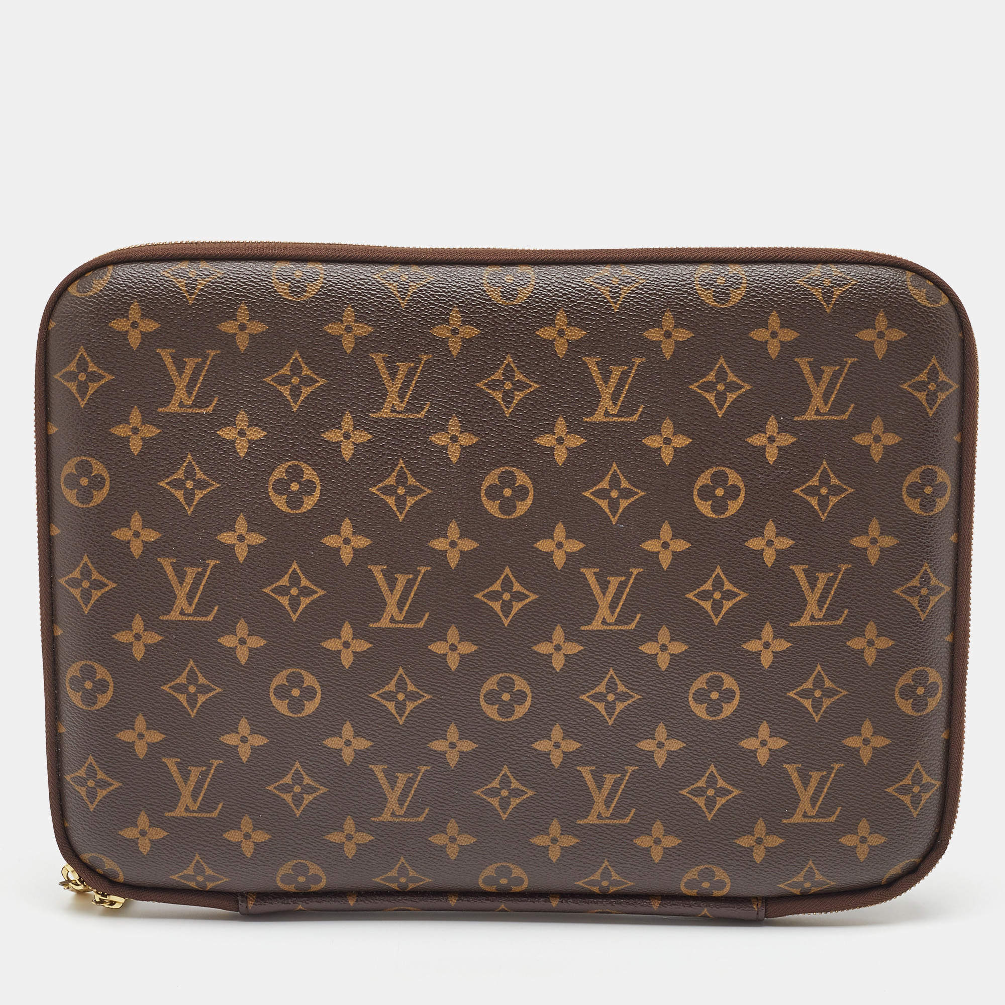 Pre Owned جراب لابتوب لوي فيتون كانفاس مونوغرام