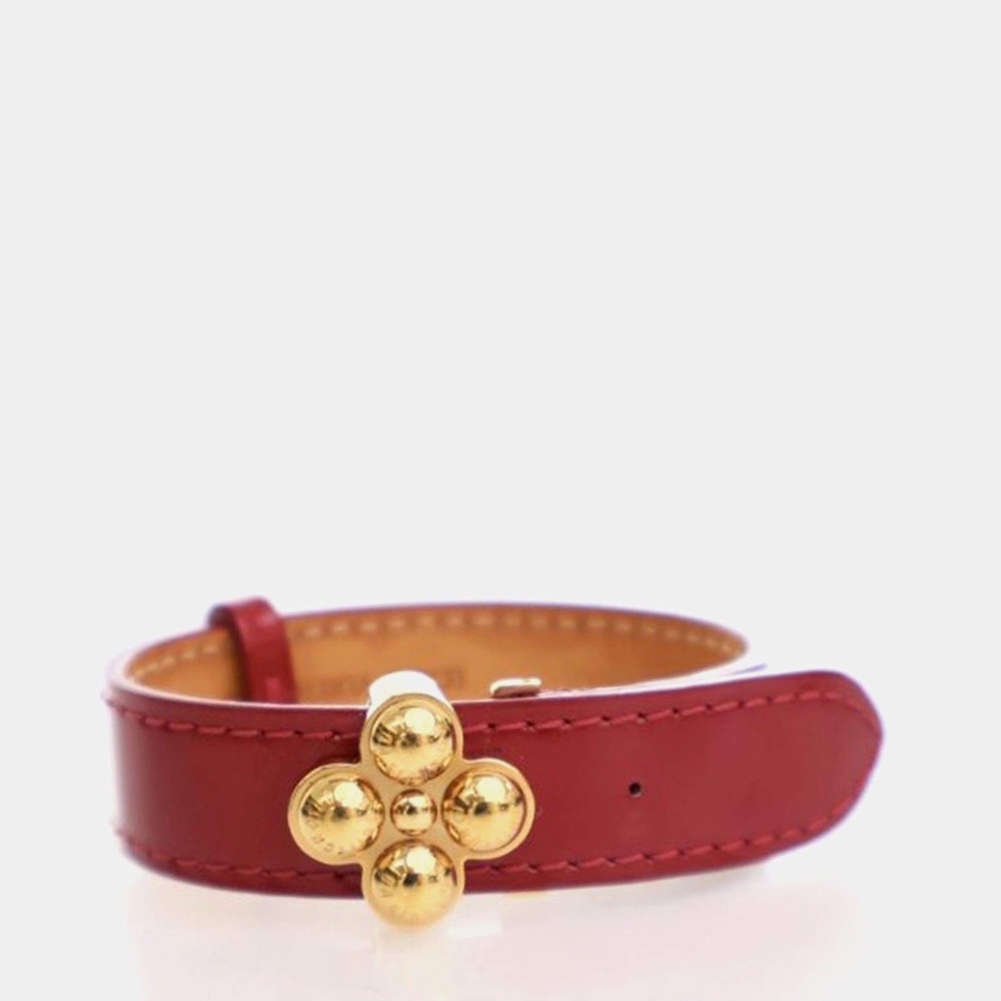 Pre Owned Louis Vuitton Vintage Monogram Vernis Wish Bracelet