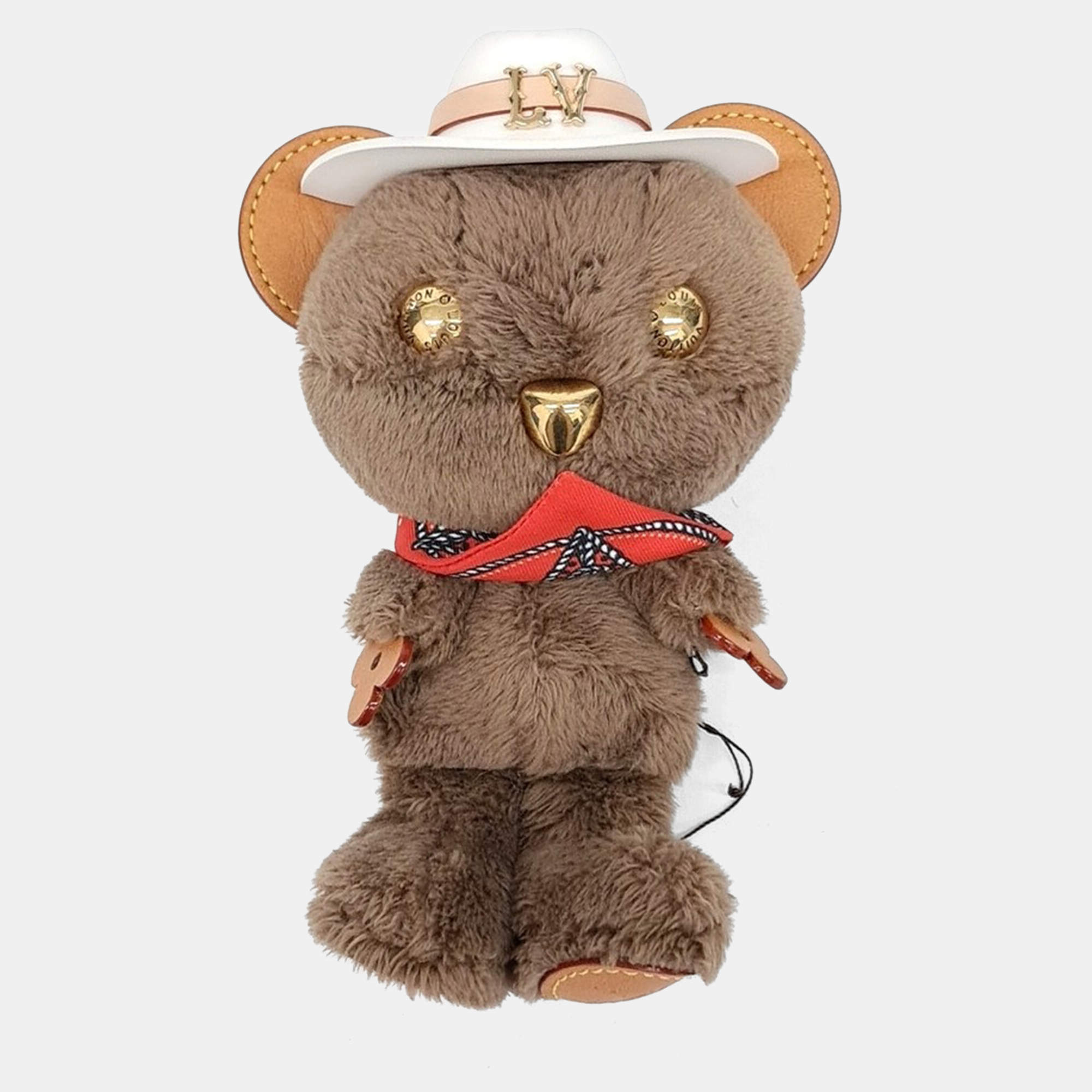 Pre Owned Louis Vuitton LV Louis Bear Bag Charm