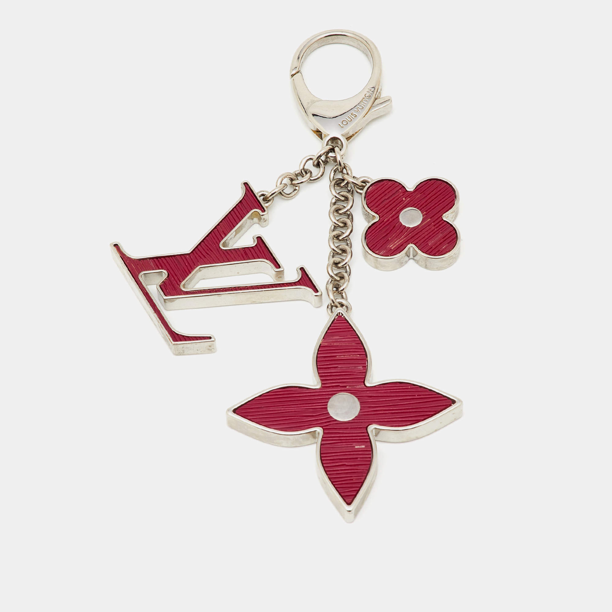 مملوكة مسبقًا Louis Vuitton Fleur De Epi Resin Silver Tone Bag Charm