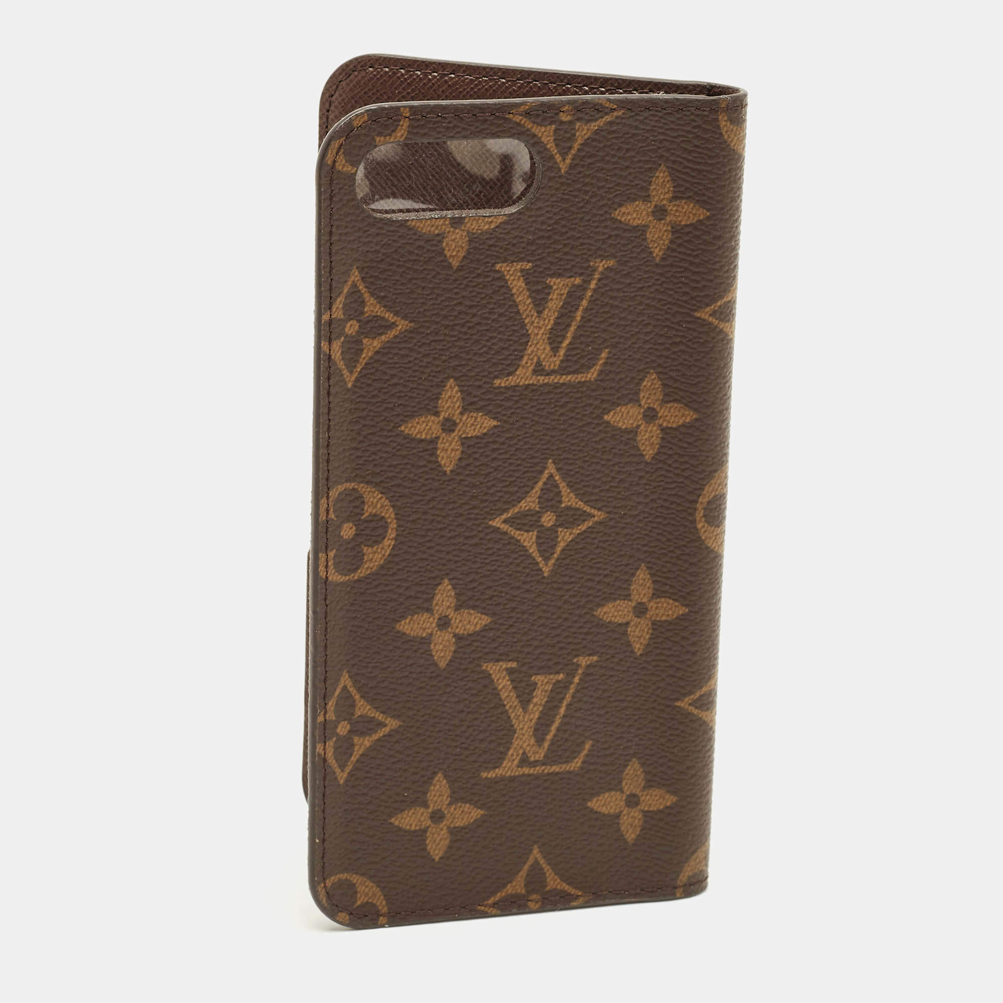 Louis Vuitton Monogram Reverse Canvas iPhone 14 Pro Folio Case