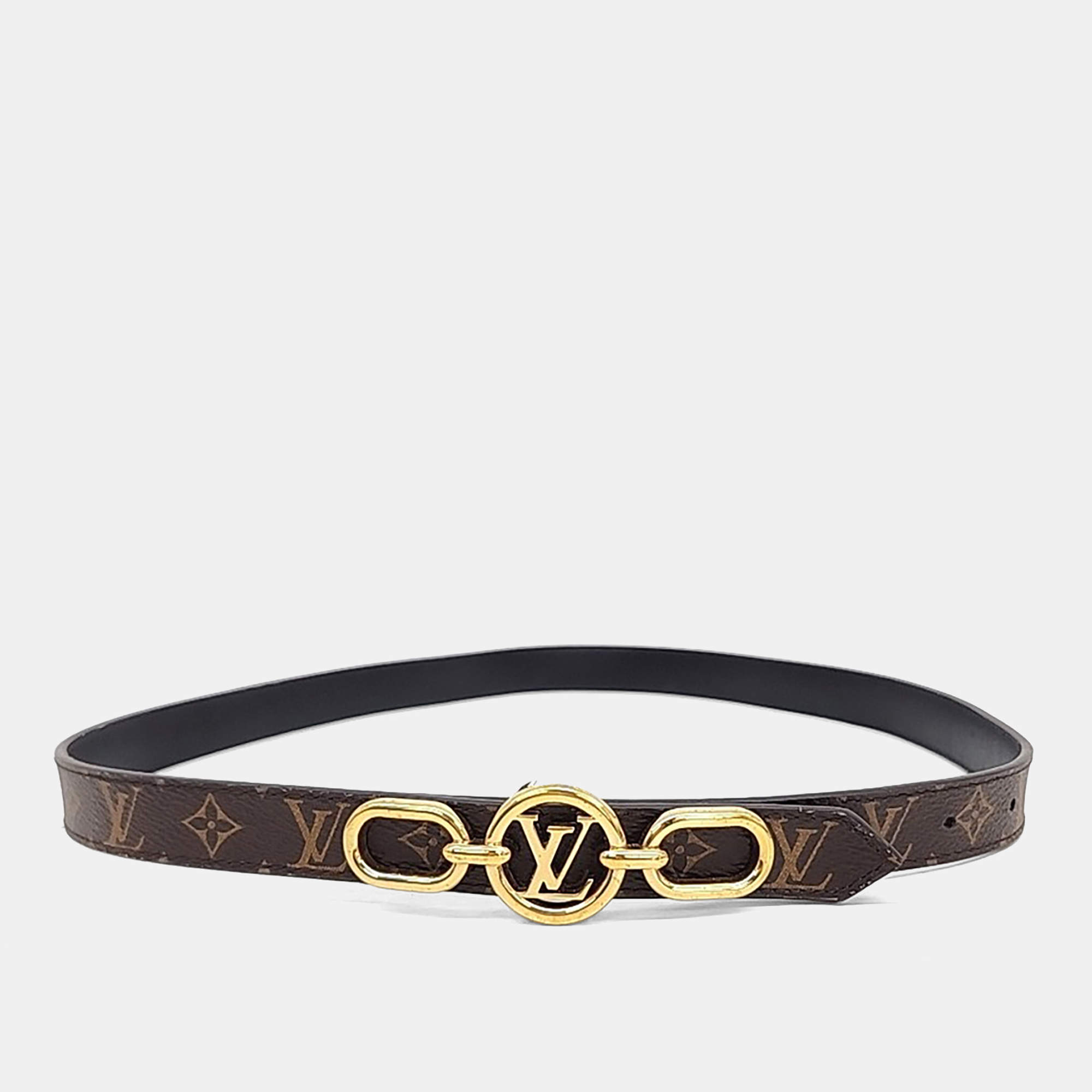 Pre Owned Louis Vuitton Circle Prime Reversible Belt