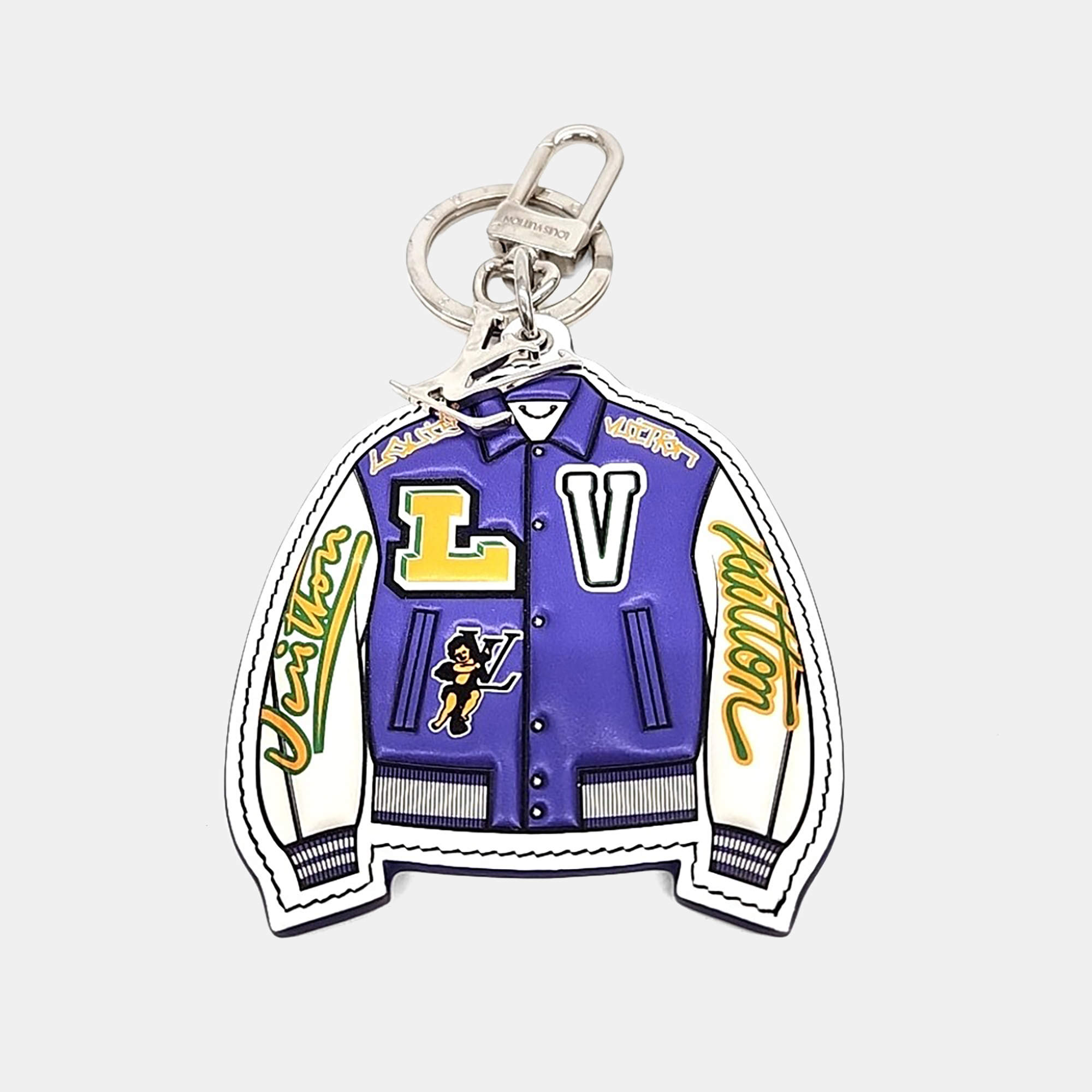 Pre Owned حامل مفاتيح لوي فيتون ڤارسيتي جاكيت إليستريشن بايك تشام-جيوم