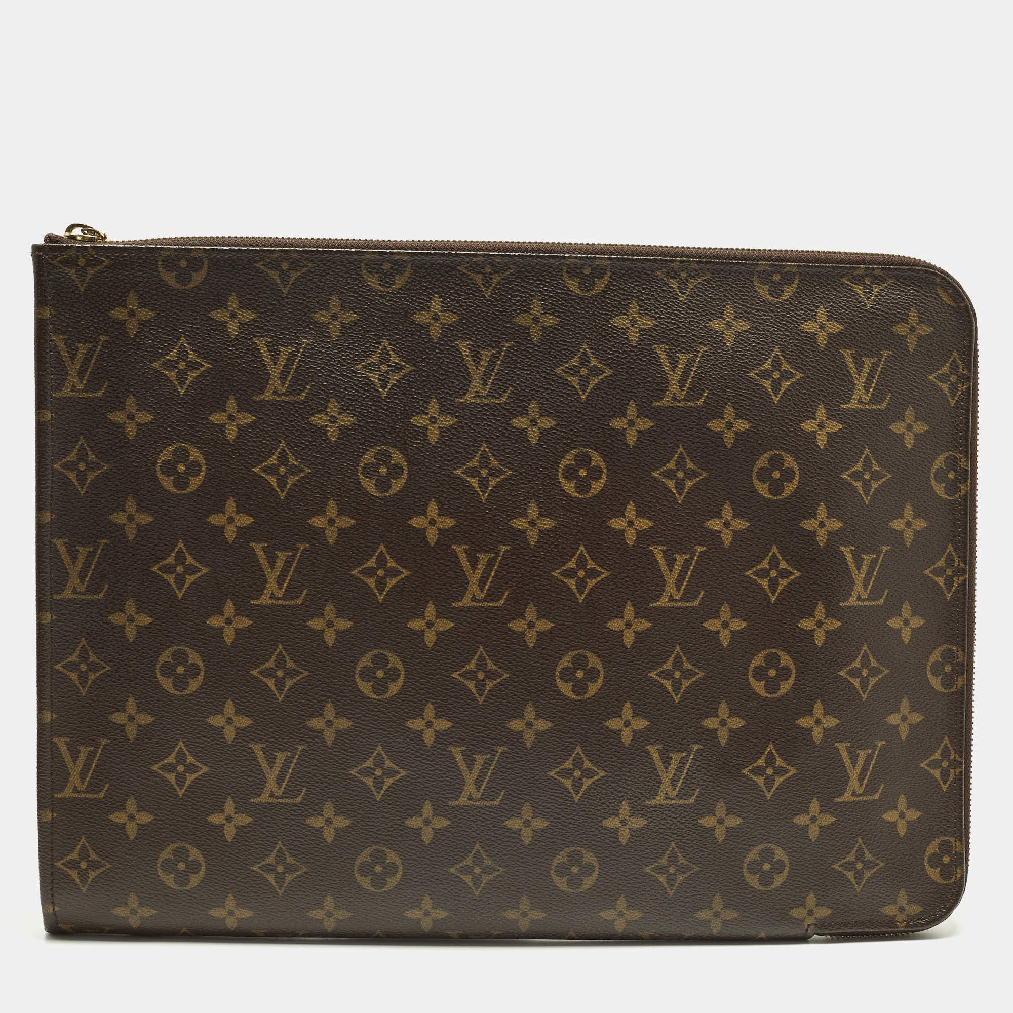 مملوكة مسبقًا Louis Vuitton Poche Document Portfolio Monogram Canvas Case