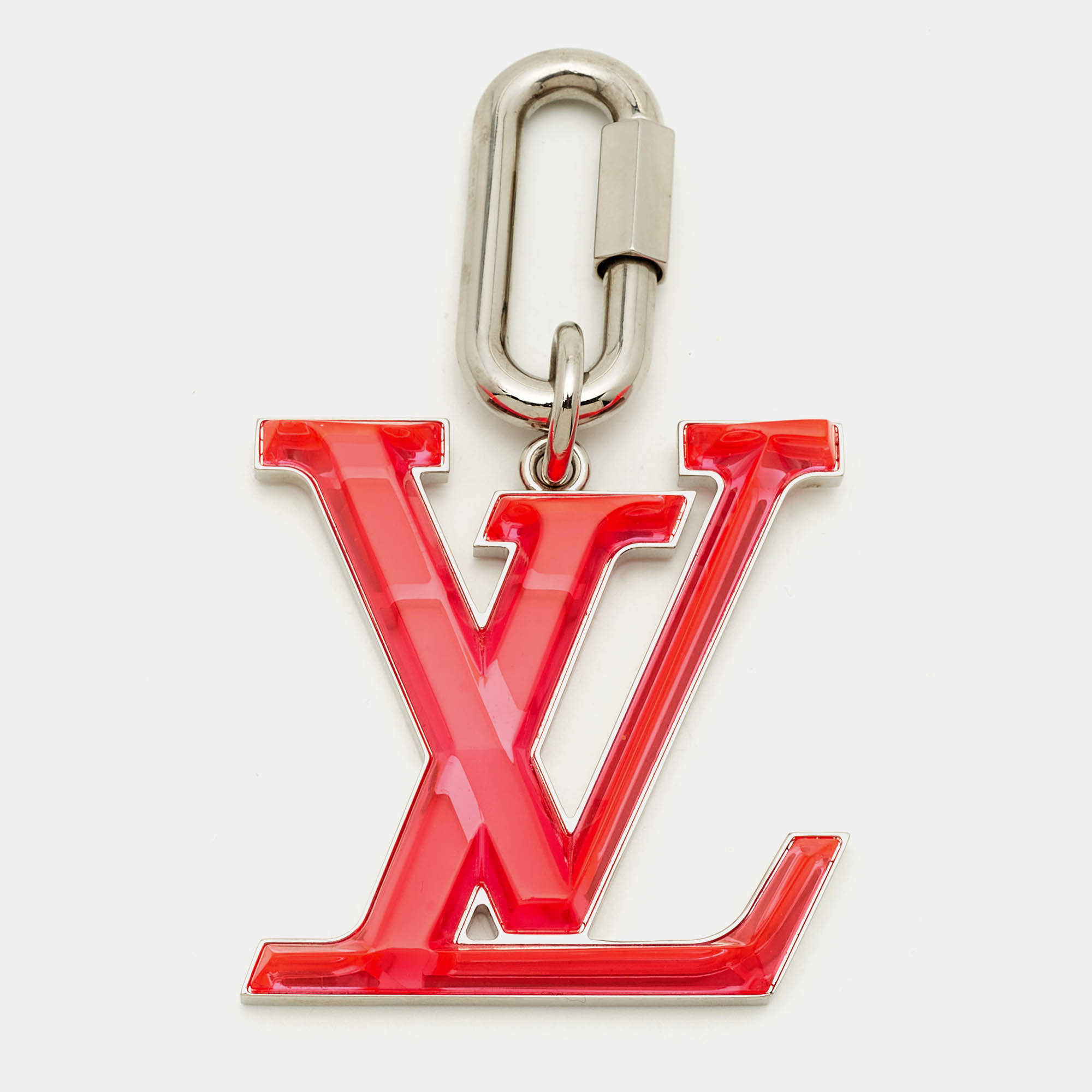 مملوكة مسبقًا حافظة مفاتيح لوي فيتون بريزم أكريليك نيون وردي