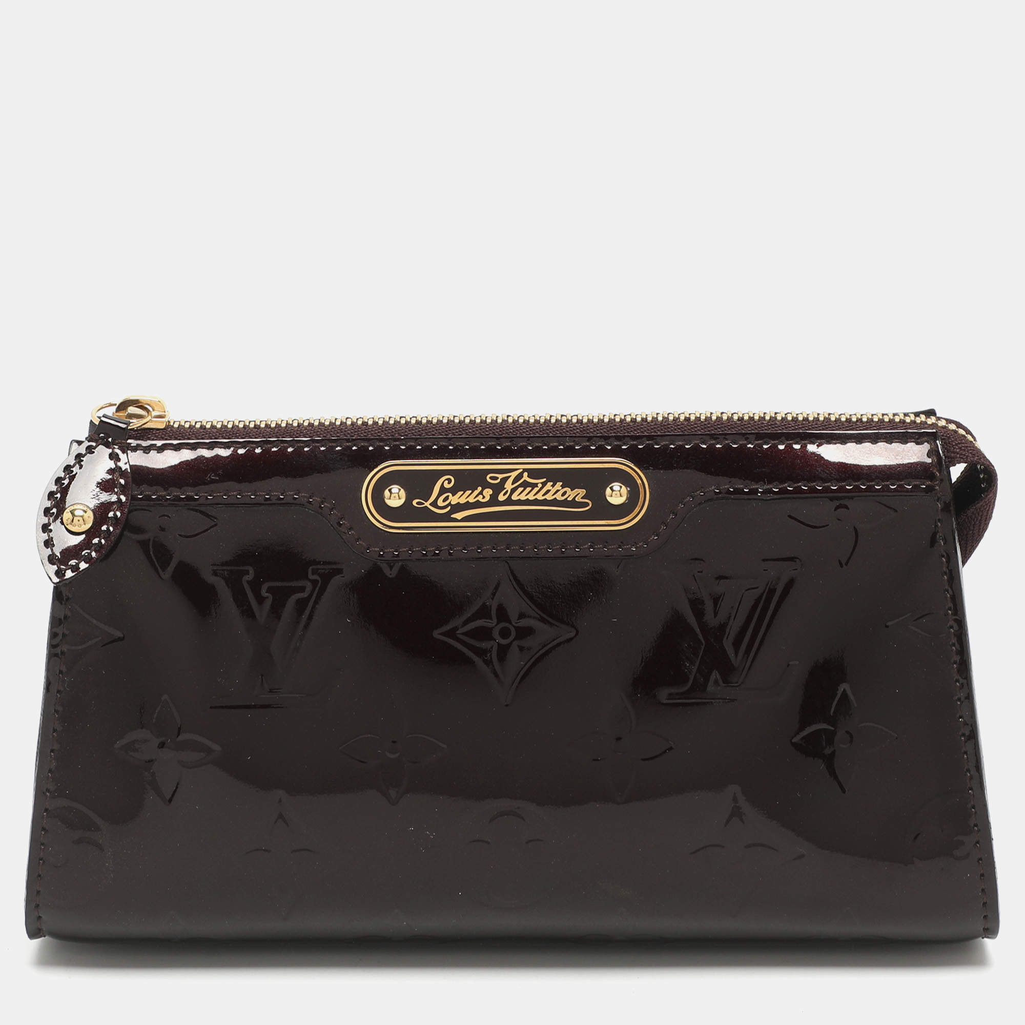 مملوكة مسبقًا Louis Vuitton Trousse Amarante Monogram Vernis Cosmetic Pouch