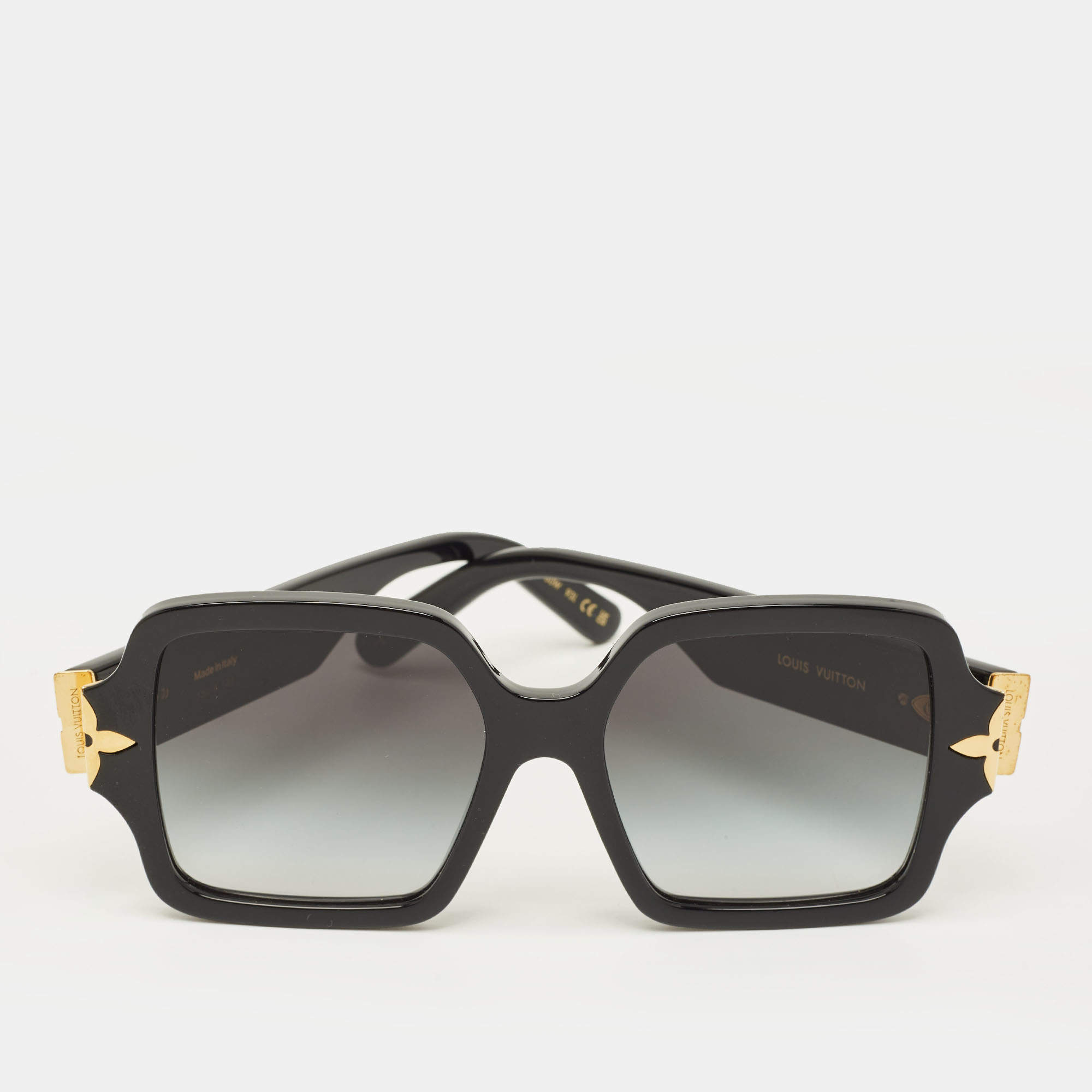 Pre Owned Louis Vuitton Black Gradient Z1750W My Flower Sunglasses