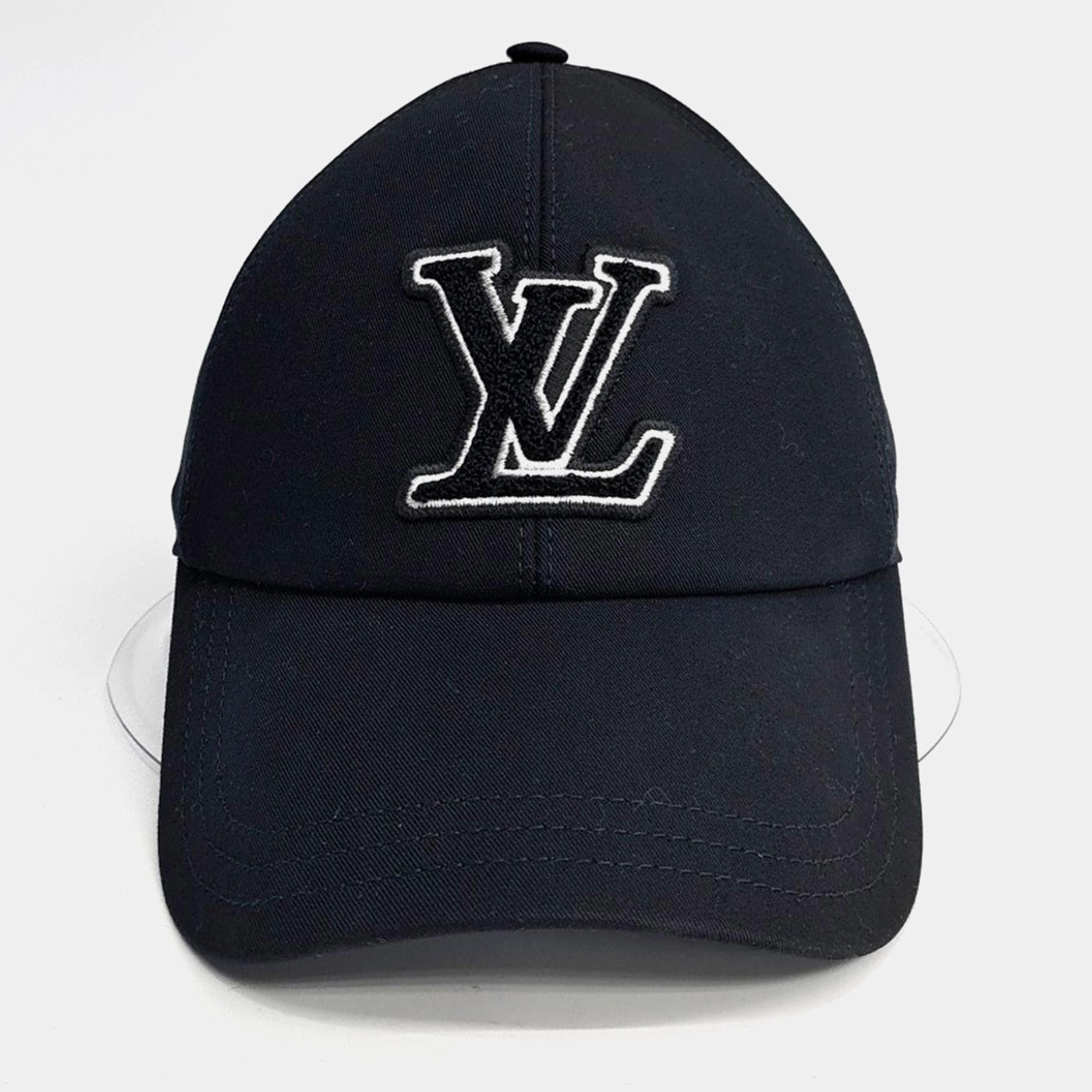 Pre Owned Louis Vuitton black cap