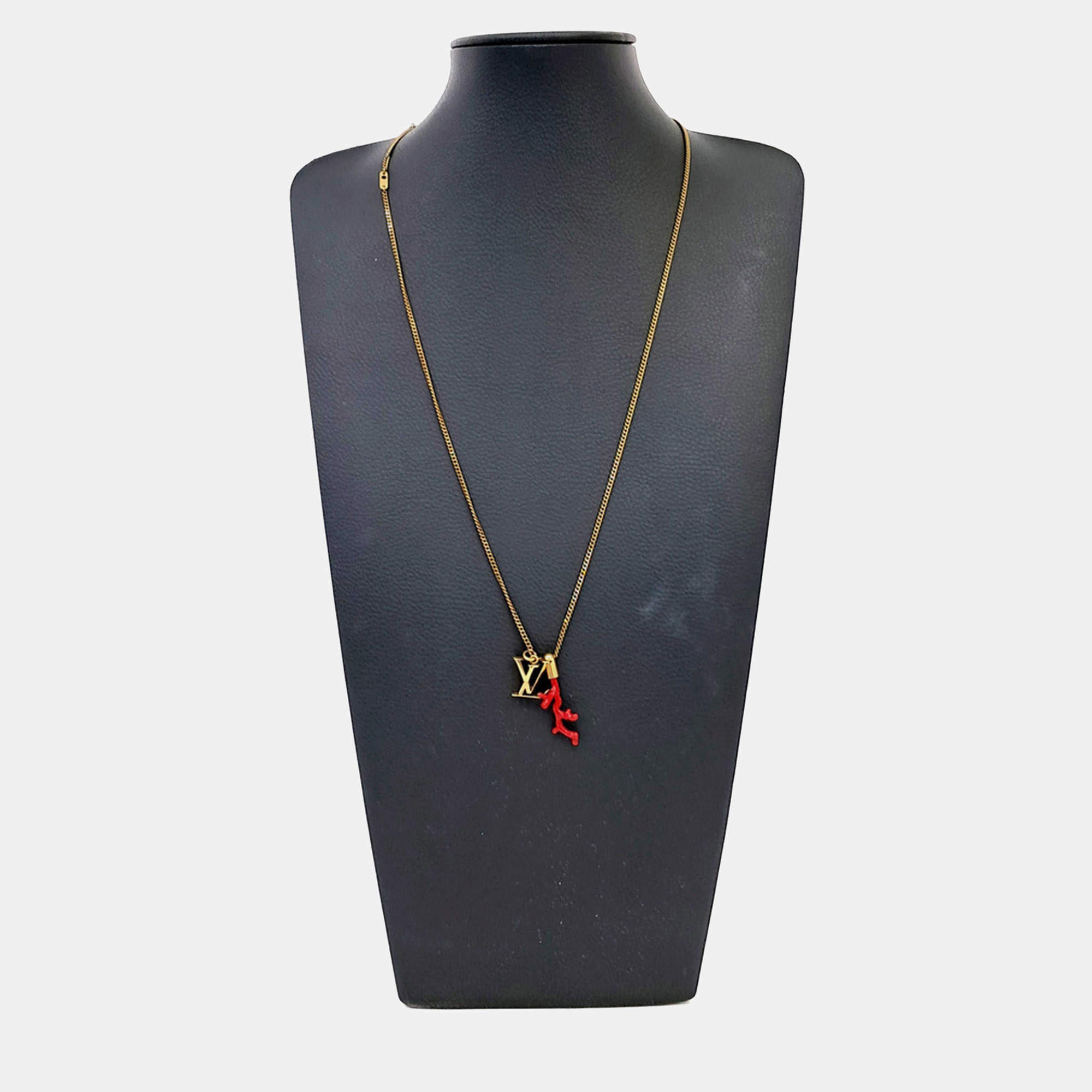 Pre Owned قلادة لويس فيتون كورال LV
