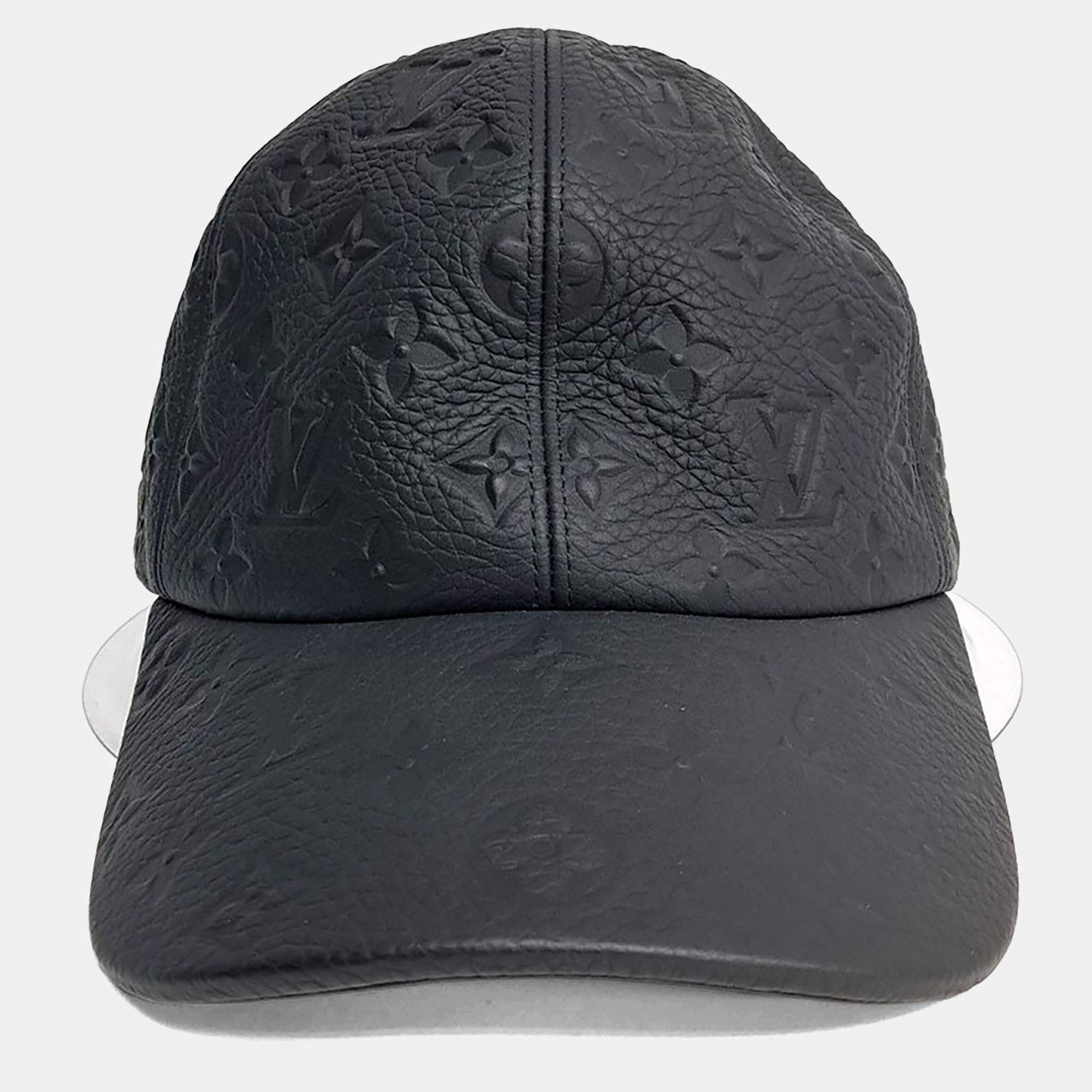 Pre Owned Louis Vuitton leather cap