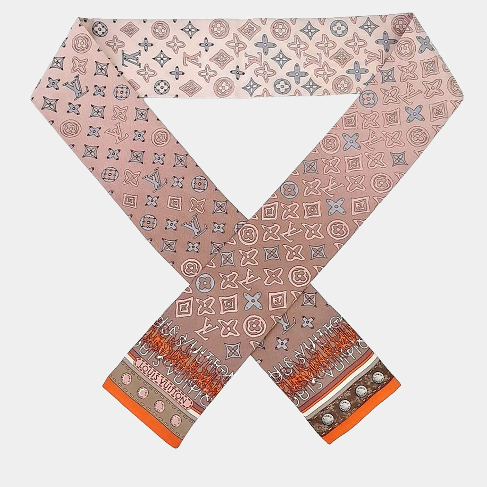 Pre Owned Louis Vuitton silk bandeau
