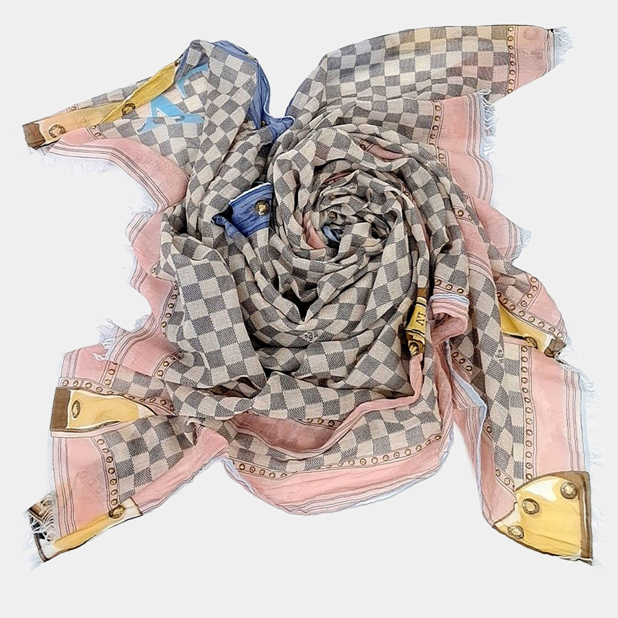 Pre Owned Louis Vuitton Trunk Scarf
