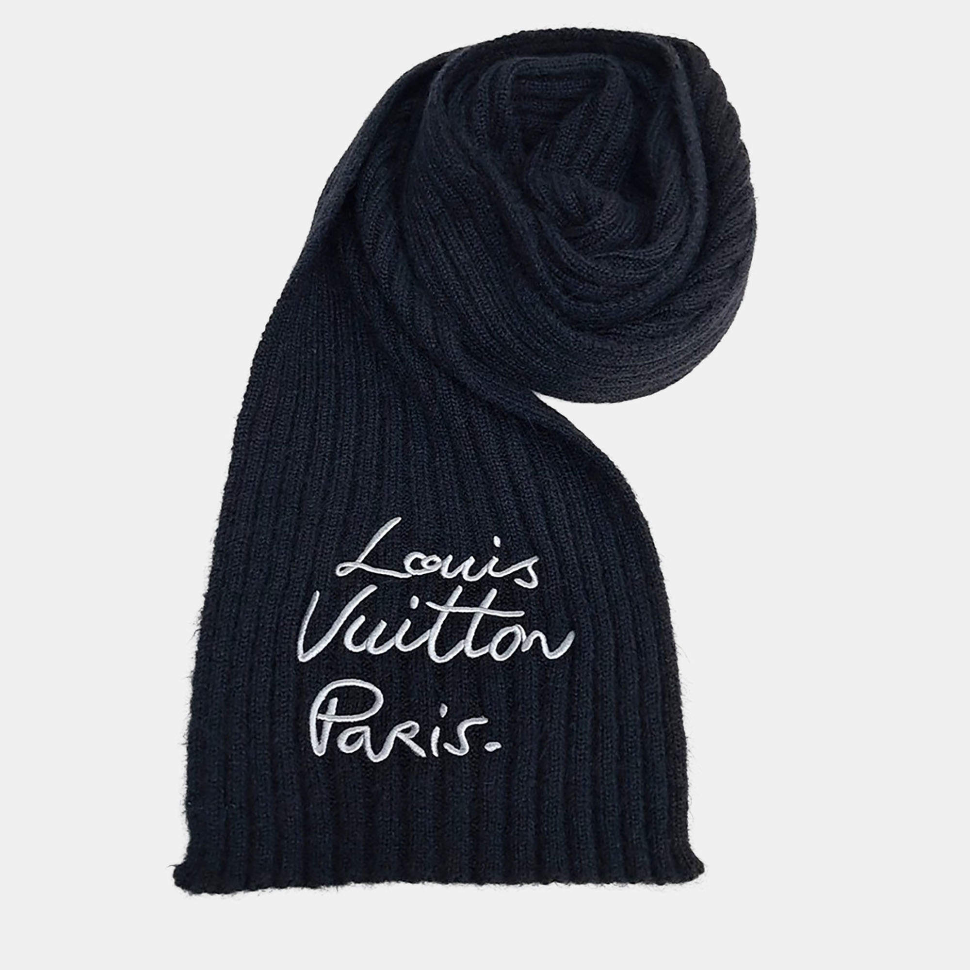 Pre Owned Louis Vuitton LV Script Scarf