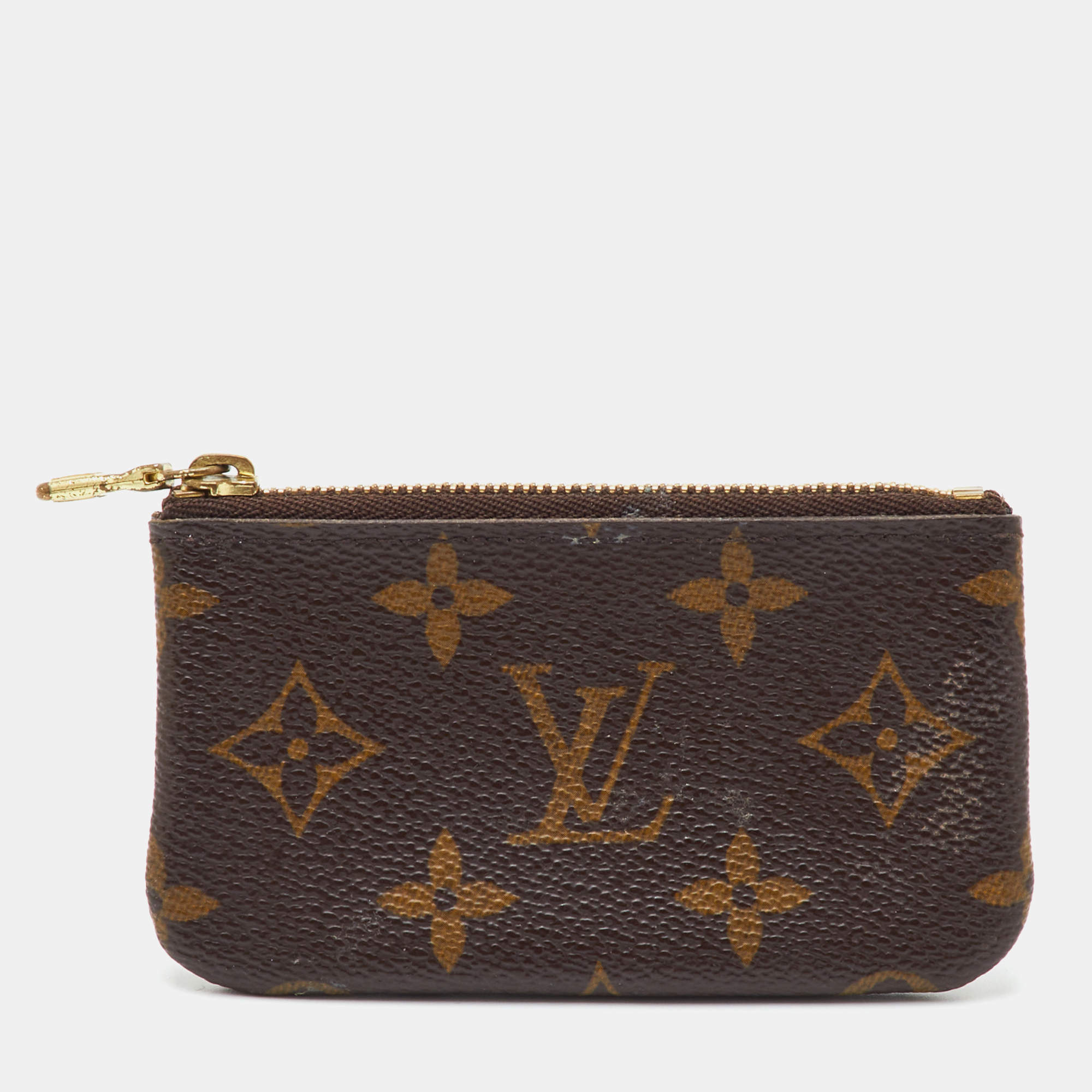 Pre Owned Louis Vuitton Key Pouch Monogram Canvas 