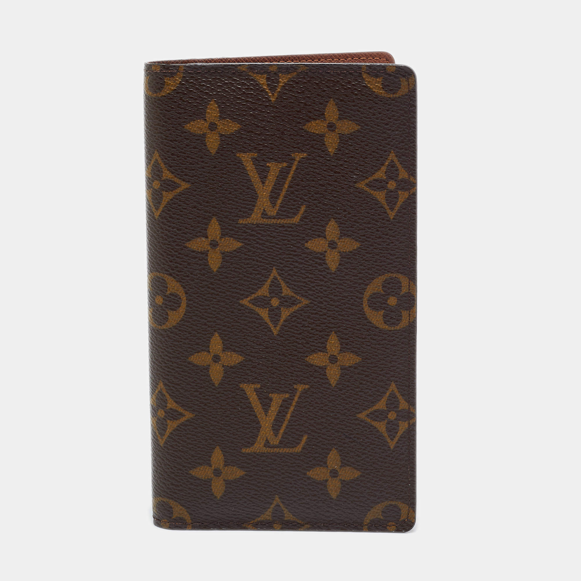 Pre Owned Louis Vuitton Monogram Canvas Pocket Agenda Cover