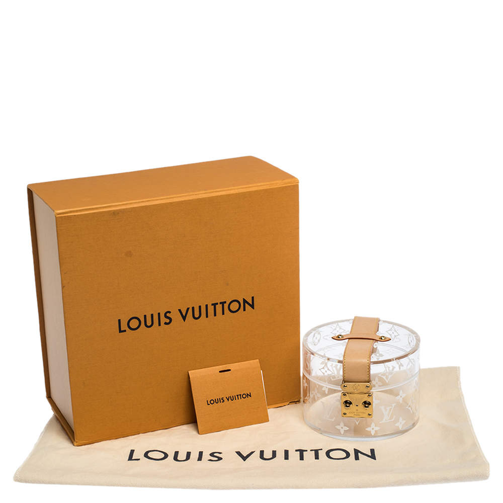 Louis Vuitton Box Scott Monogram Clear/Beige in Plexiglass/VVN