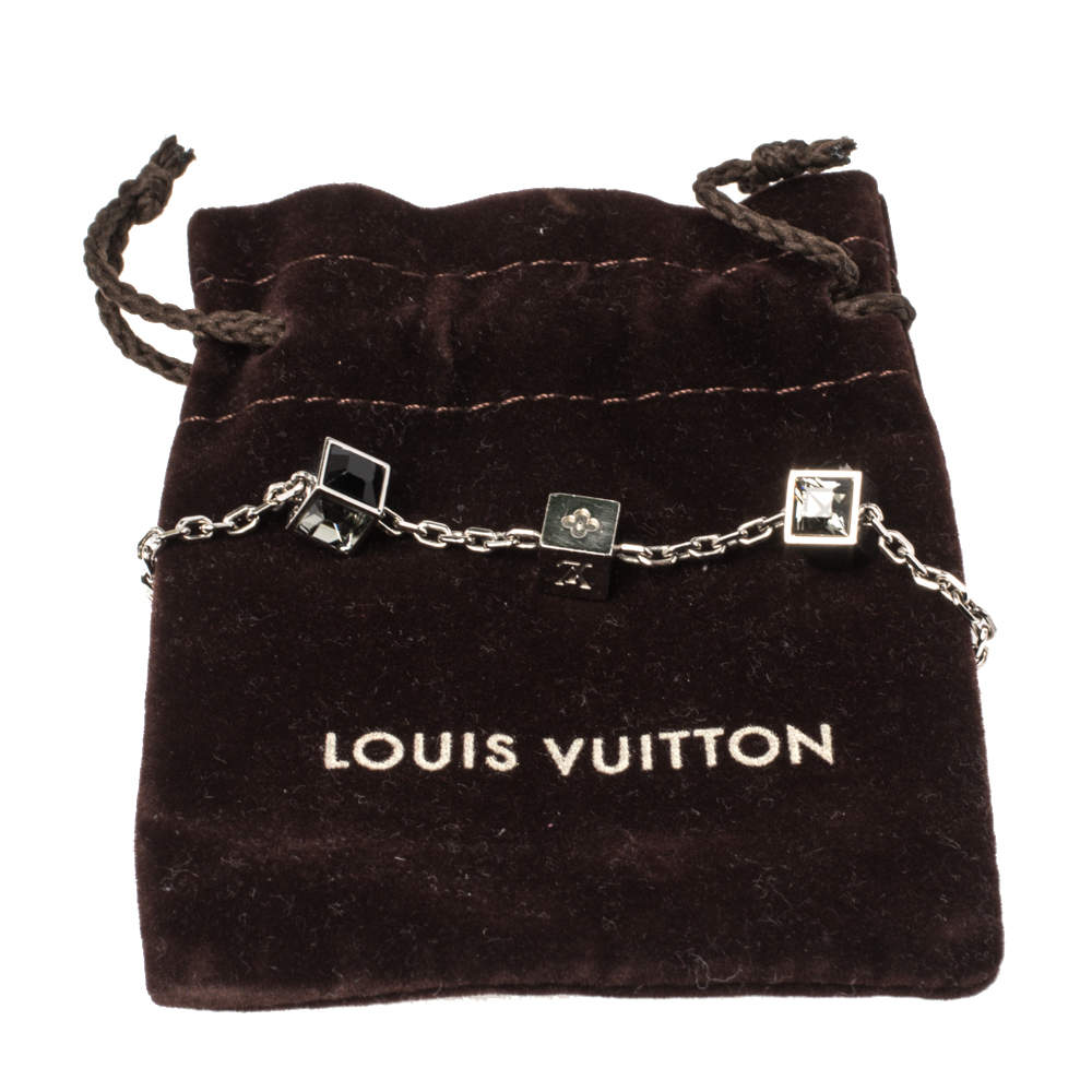 LOUIS VUITTON Swarovski Gamble Bracelet 93344