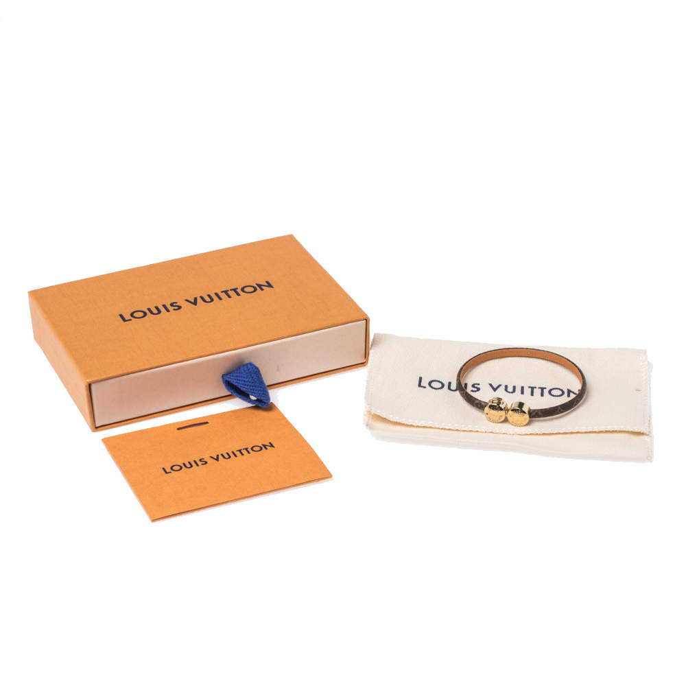 Louis Vuitton Historic Mini Monogram Bracelet - Brass Bangle, Bracelets -  LOU776412