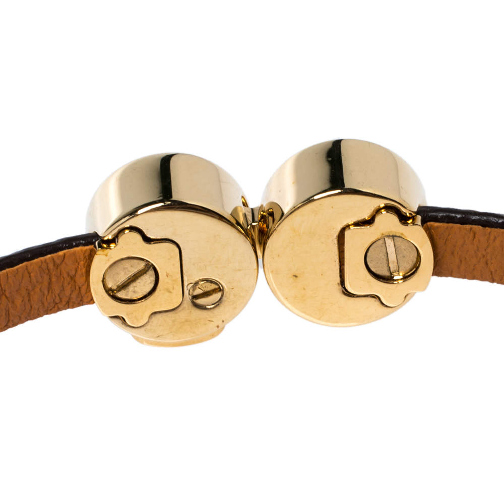 LOUIS VUITTON Historic Mini Monogram Bracelet — Size 17, M6407F —