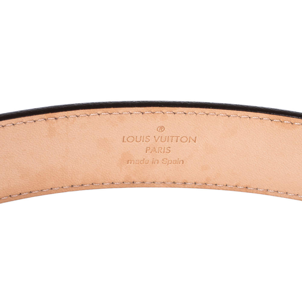 Louis Vuitton Amarante Monogram Vernis LV Frame Belt Size 80/32 - Yoogi's  Closet