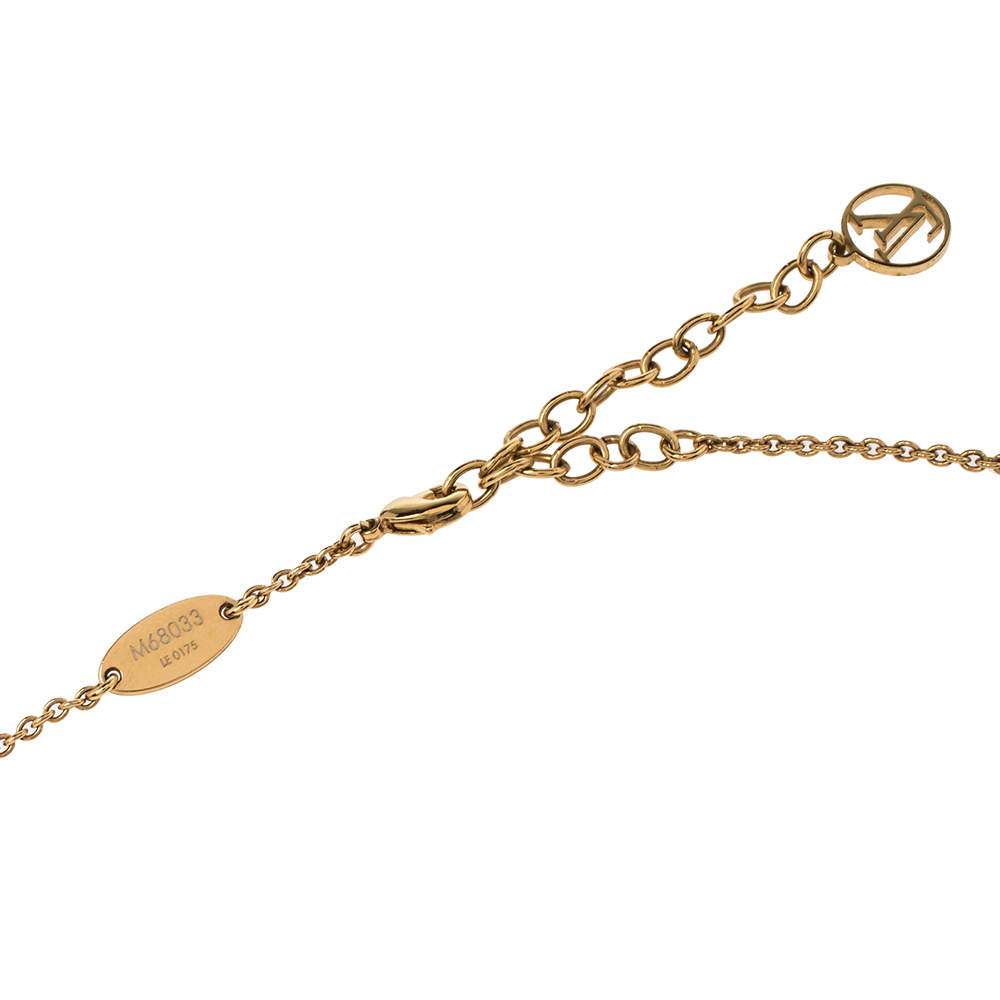 Louis Vuitton Crystal Essential V Necklace - Gold-Tone Metal Pendant  Necklace, Necklaces - LOU265101