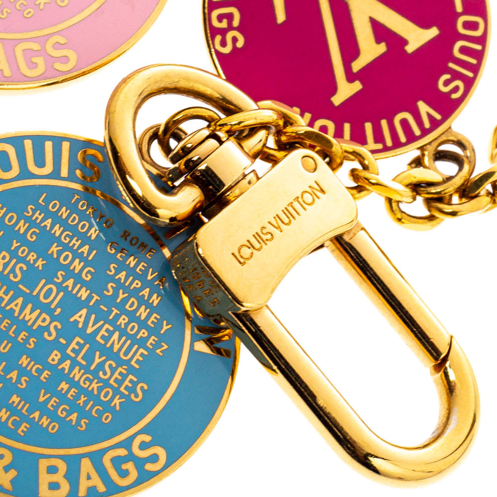 Louis Vuitton Louis Vuitton Globe Trunks & Bags Chain Bag Charm