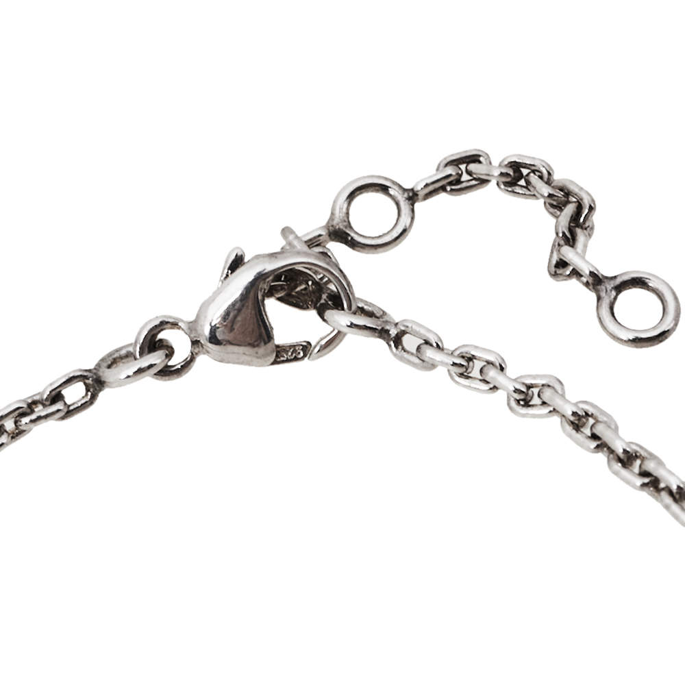 Louis Vuitton Lockit Silver Chain Link Bracelet Louis Vuitton