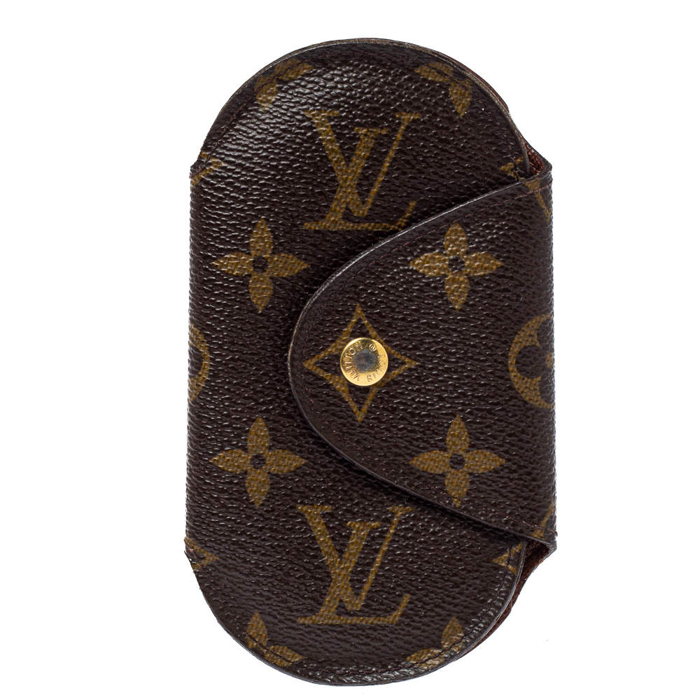 مملوكة مسبقًا حافظة مفاتيح لوي فيتون مستديرة كانفاس مونوغرامي