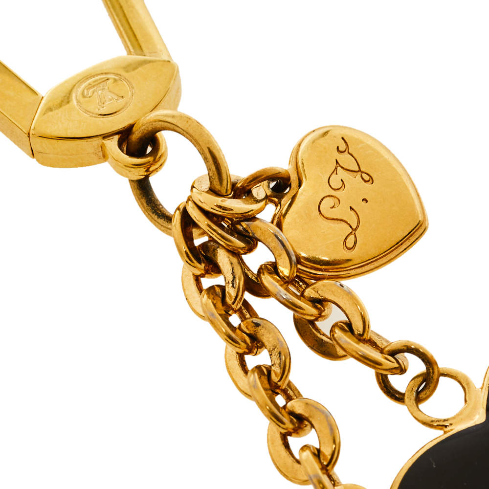 Louis Vuitton Coeurs Heart Bag Charm Keychain