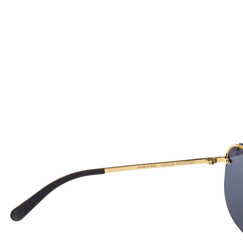 LOUIS VUITTON Serpico Sunglasses Z2357W White