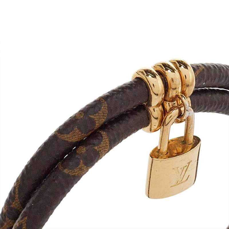 Louis Vuitton Keep It Twice Bracelet Monogram Canvas Brown 1876241