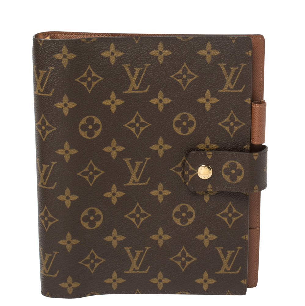مملوكة مسبقًا Louis Vuitton Monogram Canvas Large Ring Agenda Cover