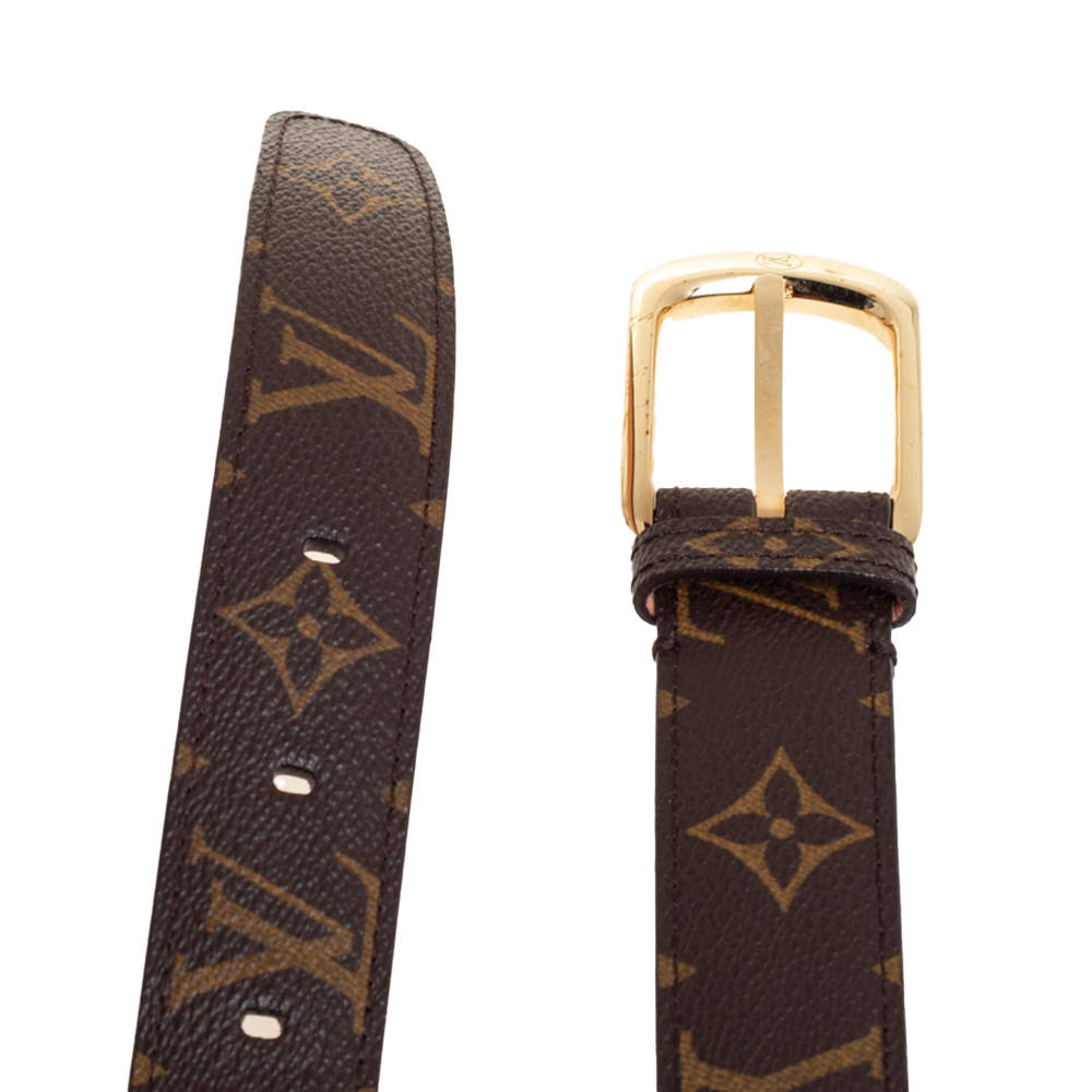 Louis Vuitton Monogram Canvas Ellipse Belt Size 95/38 - Yoogi's Closet