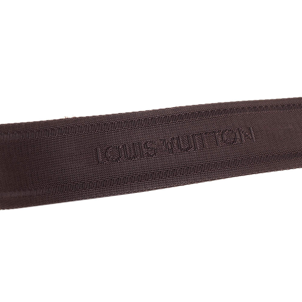 LOUIS VUITTON Jacquard Monogram Shoulder Strap New Creme 608340