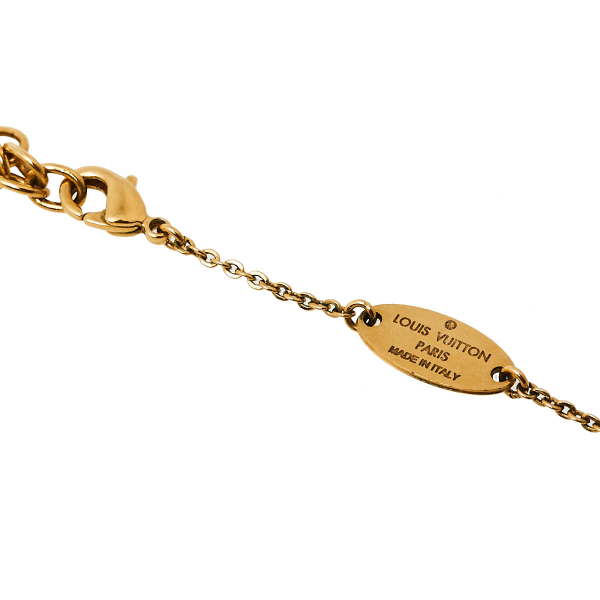Louis Vuitton Nanogram Necklace - Gold-Tone Metal Pendant Necklace,  Necklaces - LOU229805