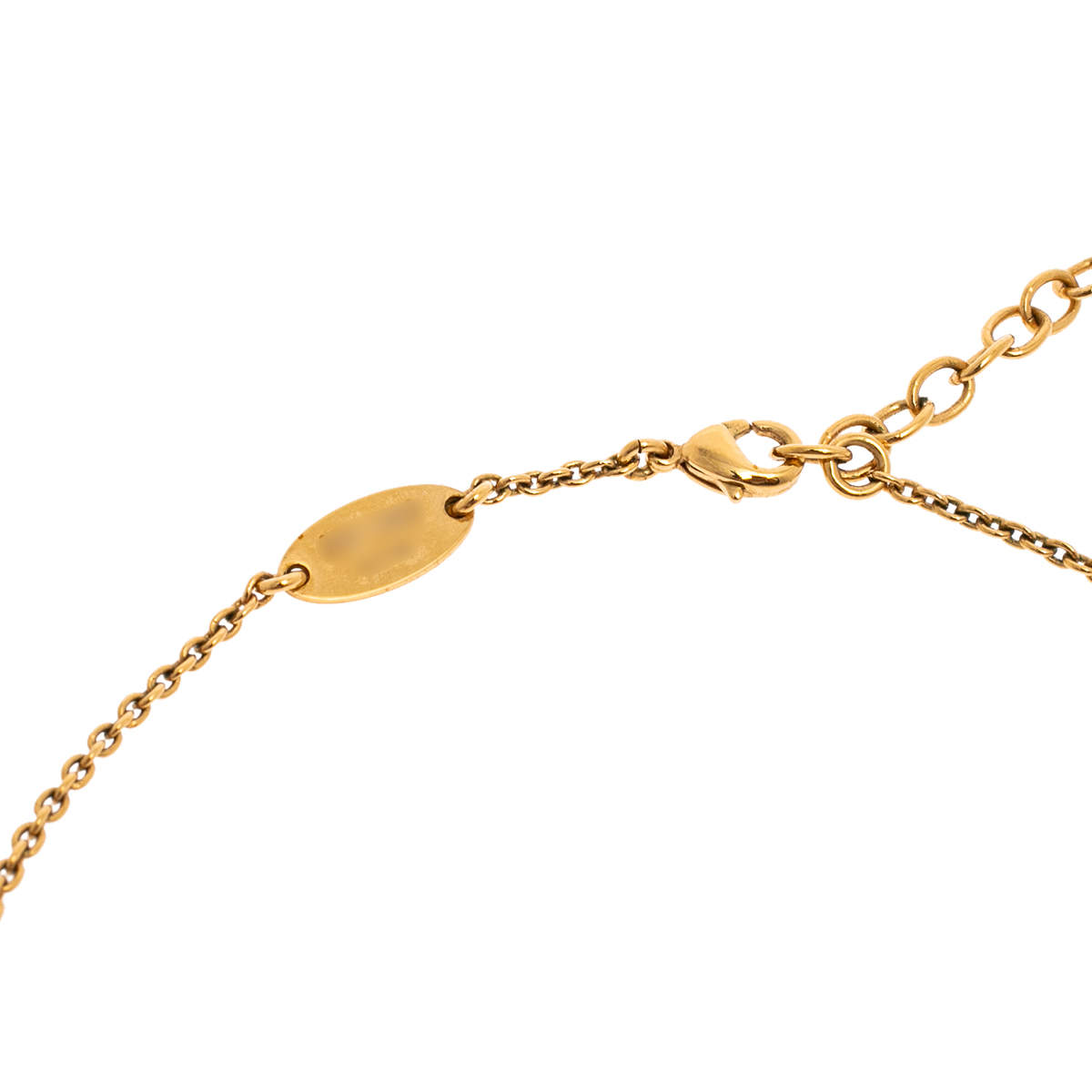 Louis Vuitton Gold Tone Essential V Bracelet – The Closet