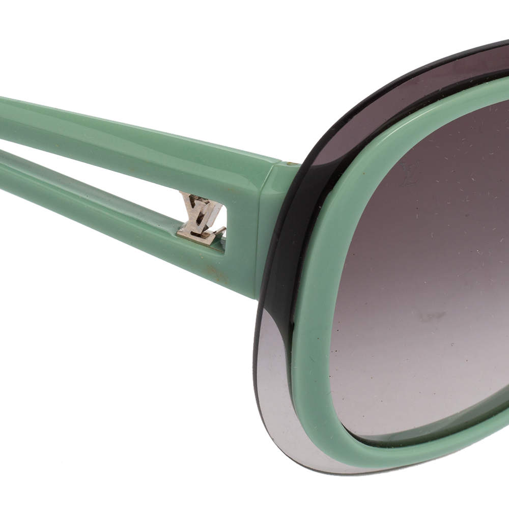 Louis Vuitton Green/Grey Acetate Z0452U Gradient Oversized Sunglasses Louis  Vuitton