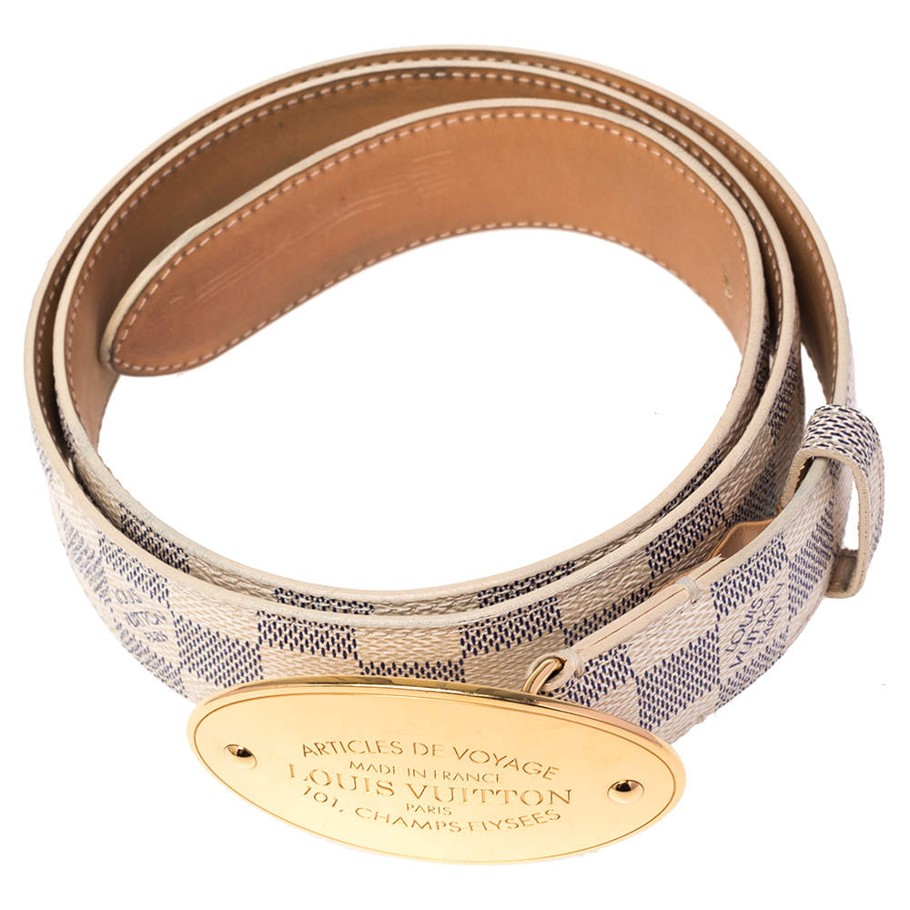 Louis Vuitton Monogram Canvas Titanium Voyager Belt 95CM Louis Vuitton |  The Luxury Closet