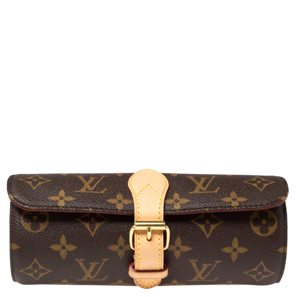 مملوكة مسبقًا Louis Vuitton Monogram Canvas 3 Watch Case