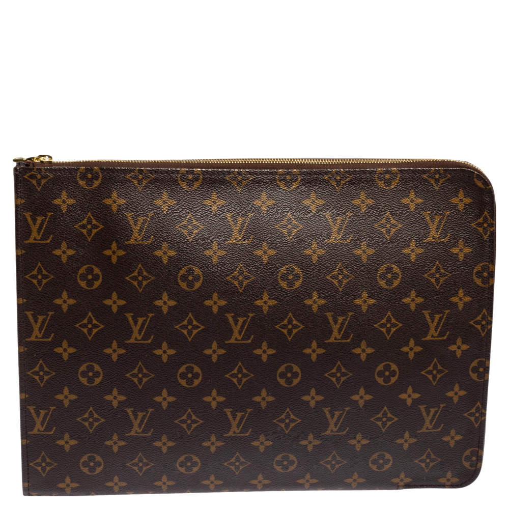 Pre Owned Louis Vuitton Monogram Canvas Poche Documents Portfolio Case