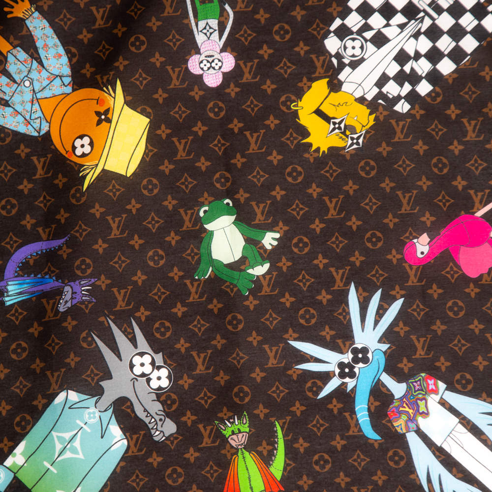 Louis Vuitton Brown The Friends Monogram Cotton & Silk Bandana - ShopStyle  Scarves & Wraps